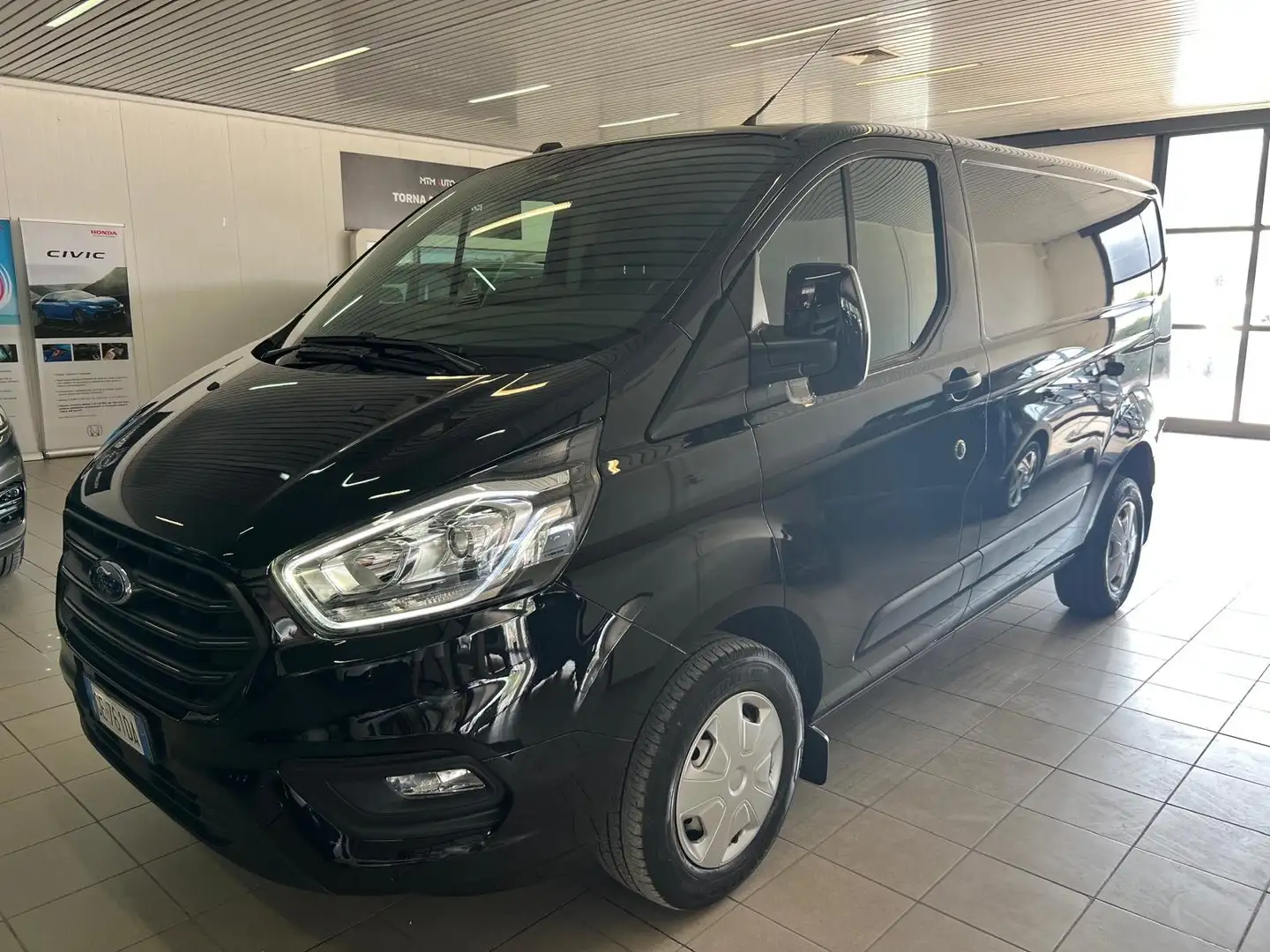 Ford Transit Custom CARGO 280 L1H1 TREND 2.0D HYBRID 130CV PREZZO+IVA Nero - 1