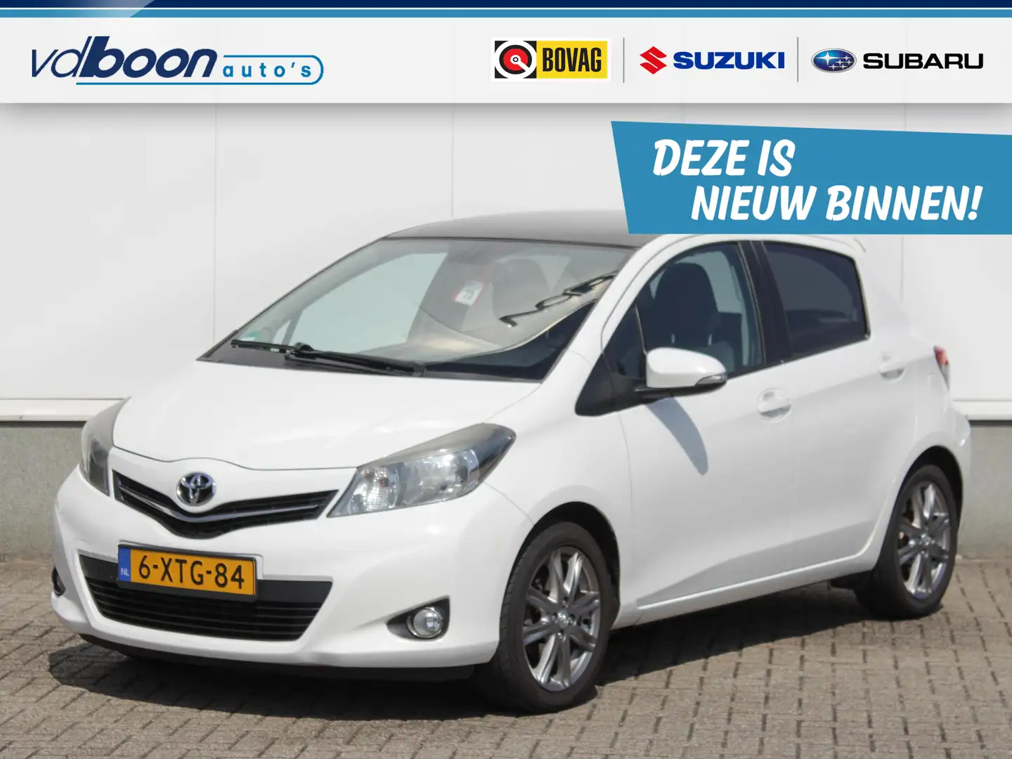 Toyota Yaris 1.3 VVT-i Aspiration | Navi | Clima | Camera | Lm- Weiß - 1