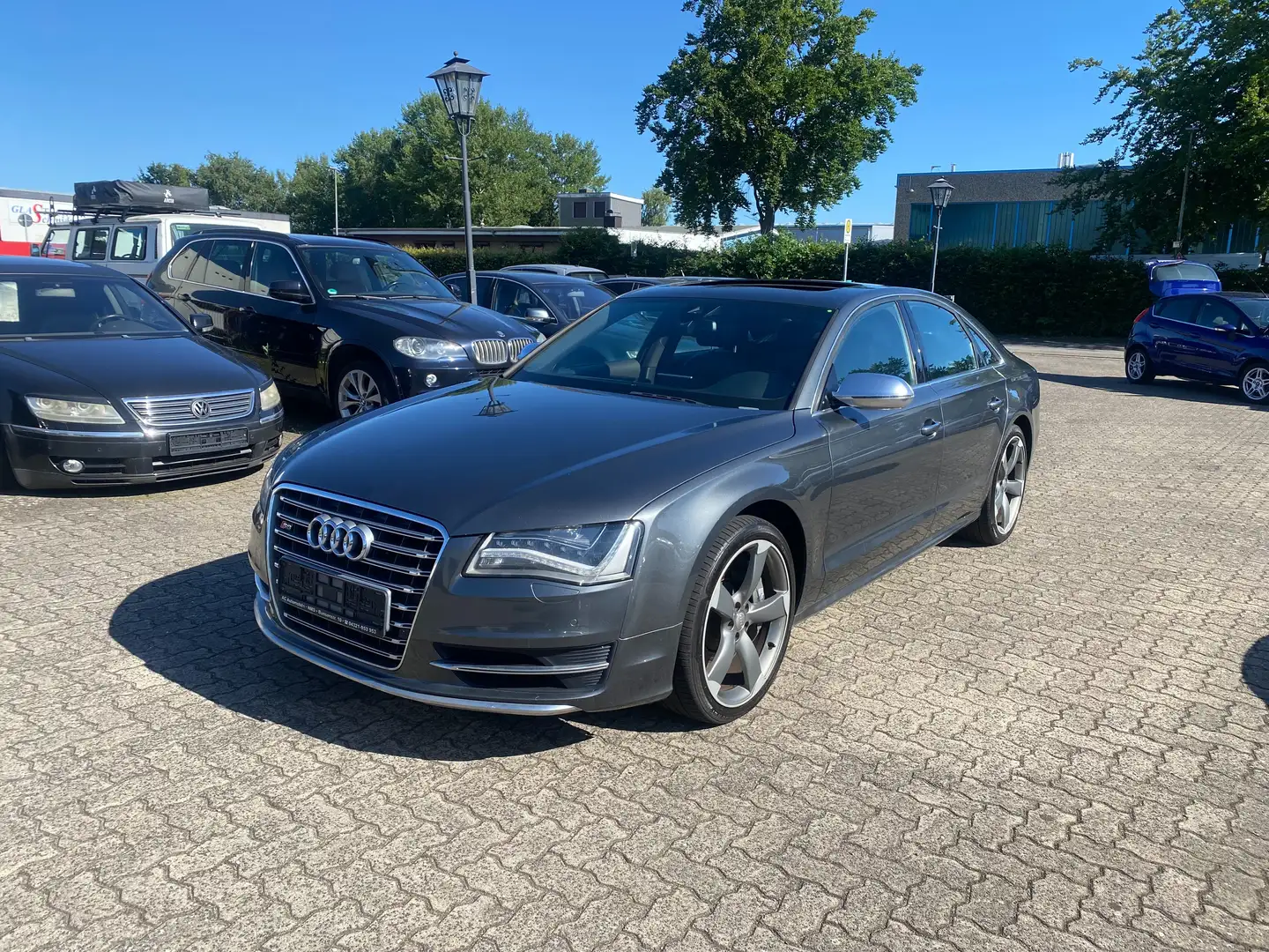 Audi S8 V8 BI TURBO 21 ZOLL ROTOR SCHIEBEDACH Grau - 1