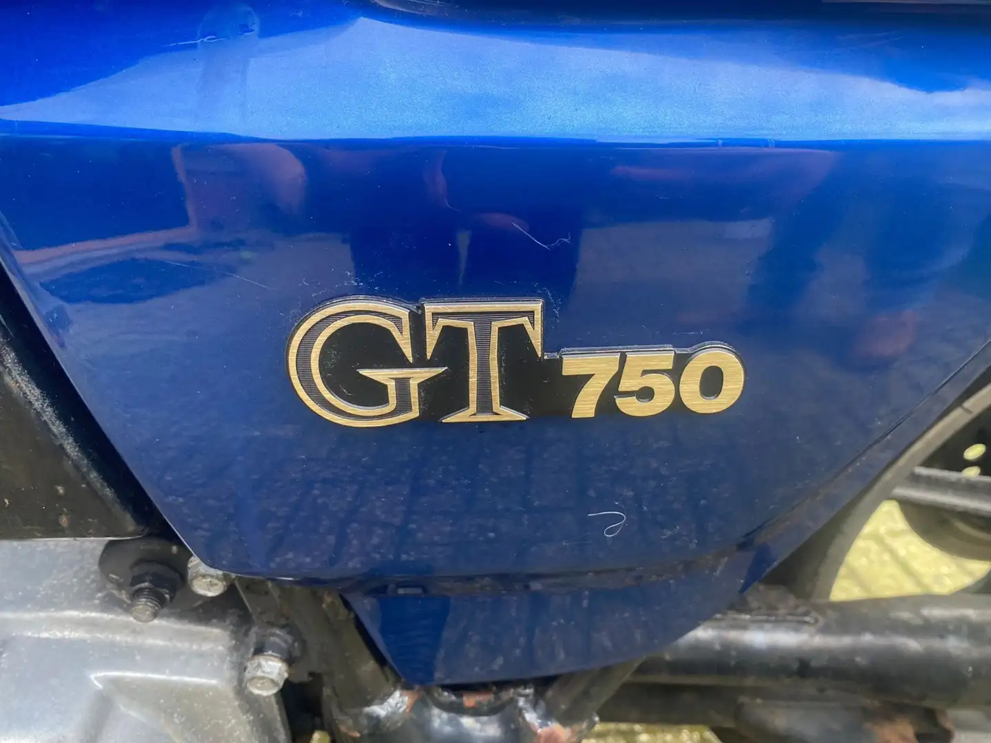 Kawasaki GT 750 Blau - 1