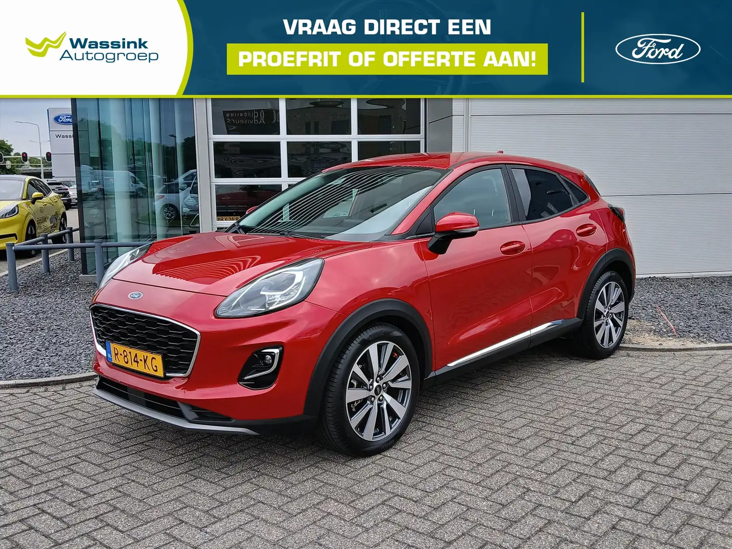 Ford Puma 1.0i Ecoboost Hybrid 125pk ST-Line X | Navigatie | Rood - 1