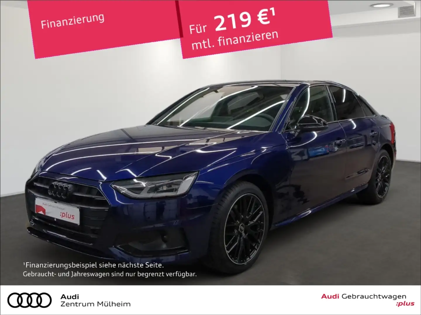 Audi A4 Lim. 35 TFSI Navi virtual LED Optikpaket ACC Blauw - 1