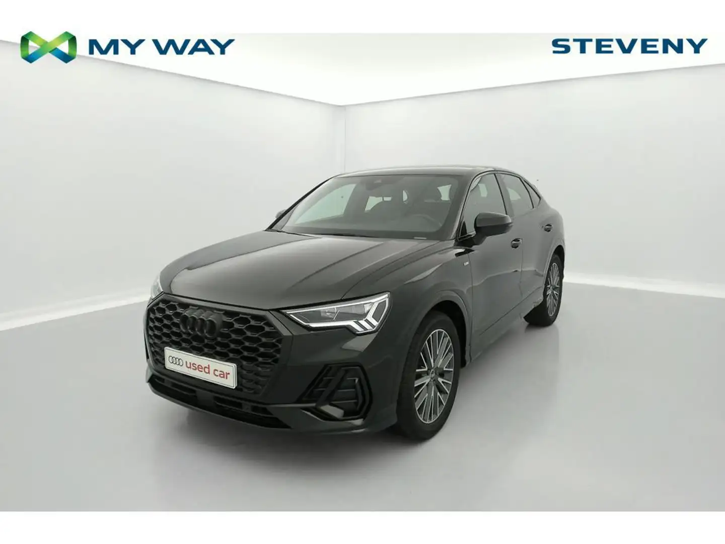 Audi Q3 Sportback S line 2.0TDI 110kW(150cv) S tronic *GPS Zwart - 1