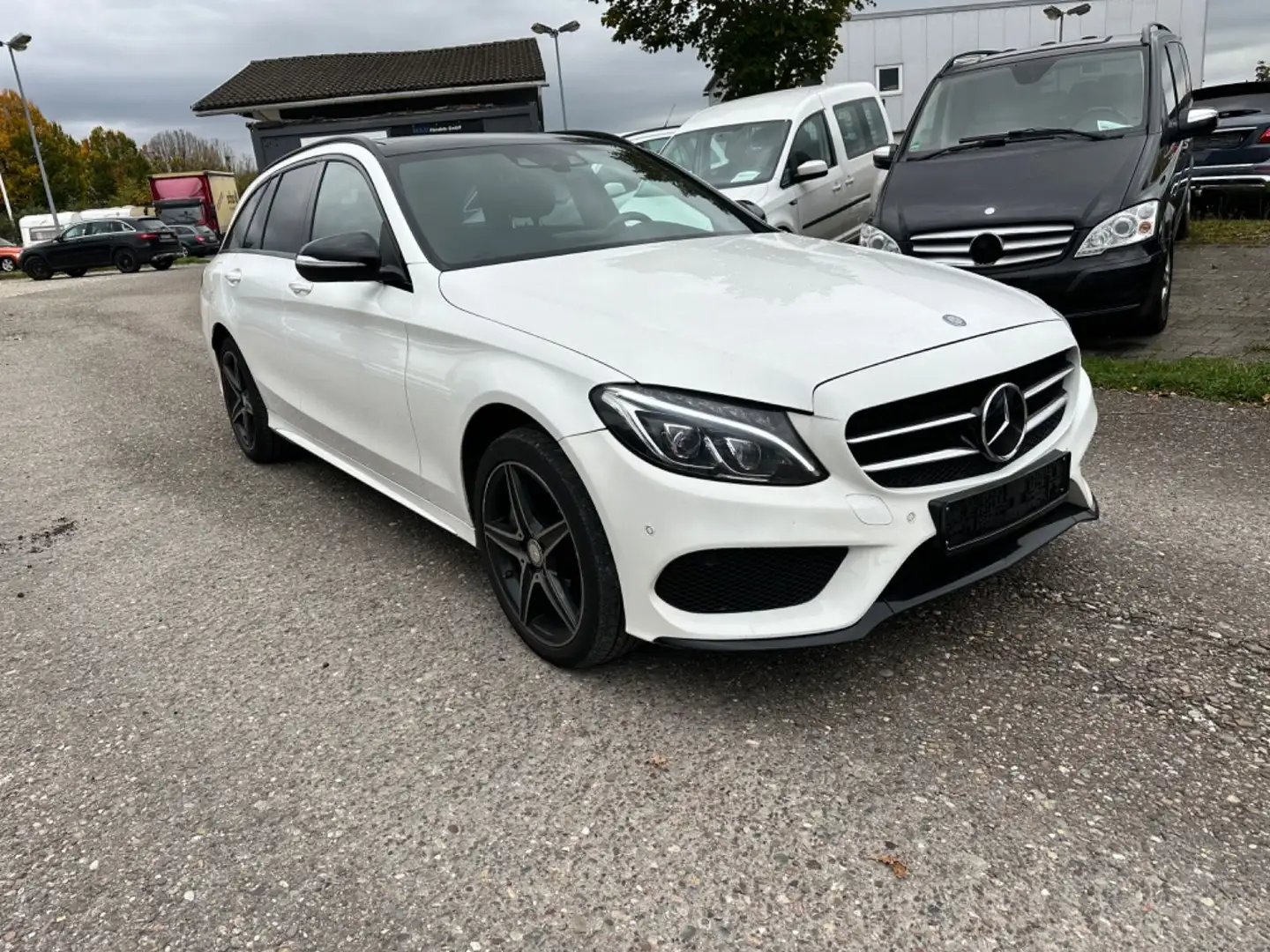 Mercedes-Benz C 250 T-Modell  4Matic AMG/PANORAMA/USW Білий - 1