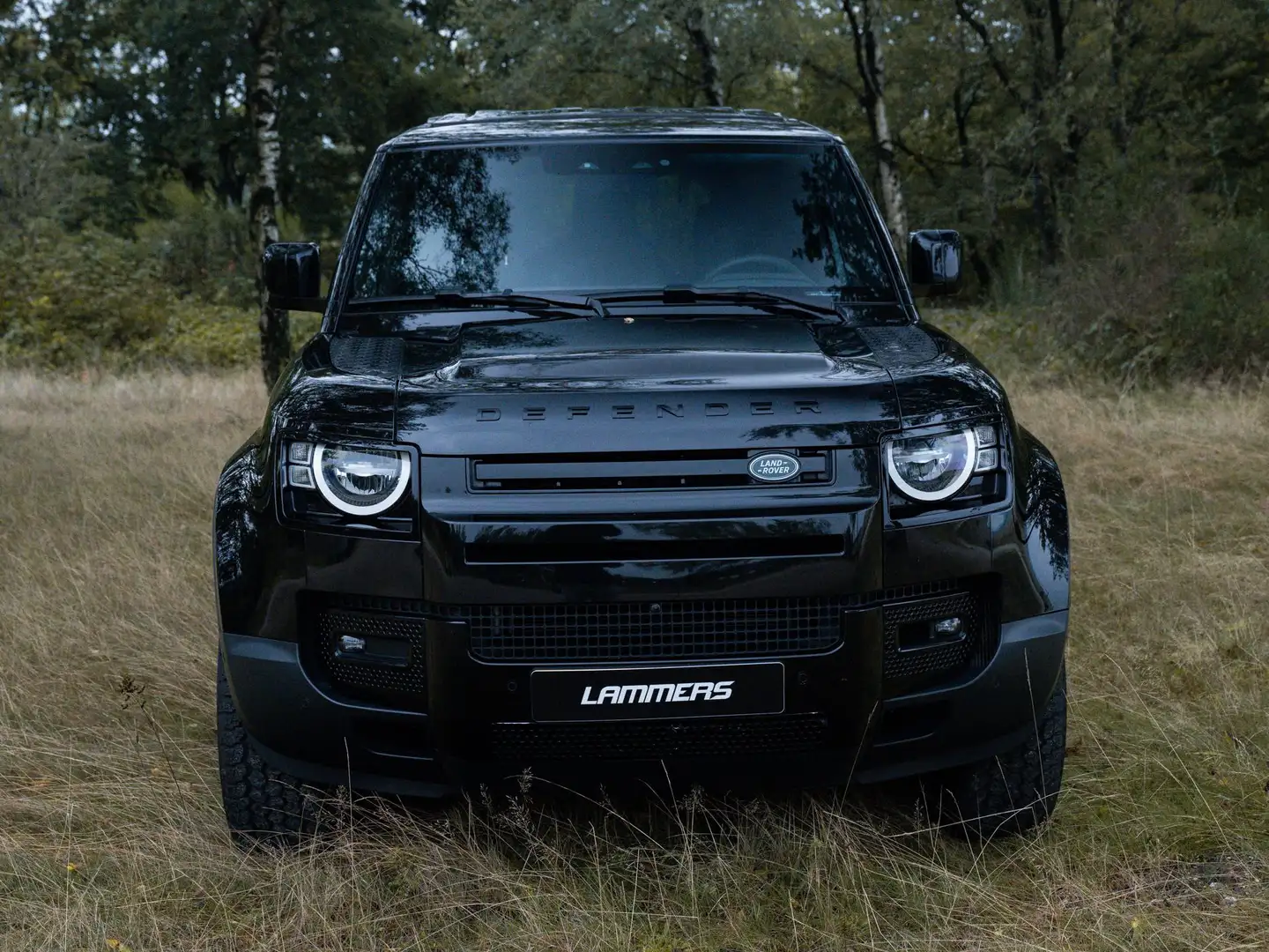 Land Rover Defender 90 Black Edition BPM vrij Grijs kenteken Zwart - 2