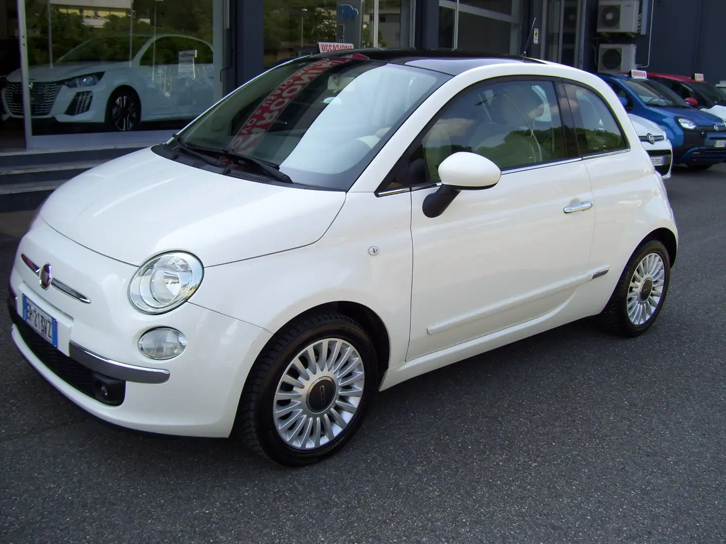 Fiat 500 1.2 Lounge Easypower Blanc - 1