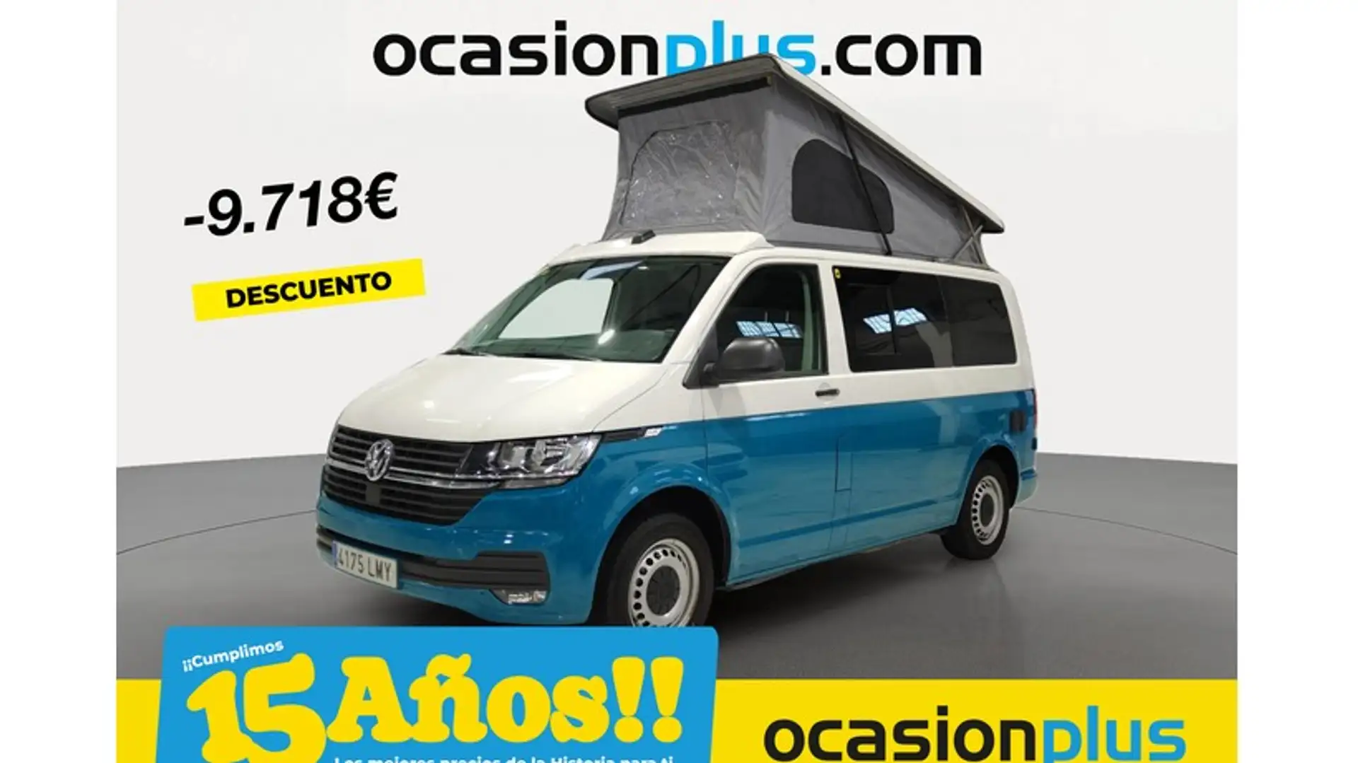Volkswagen T6 Transporter Furgón 2.0TDI BMT DSG 110kW Blanco - 1