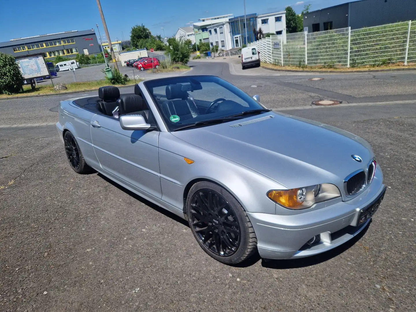 BMW 318 Baureihe 3 Cabrio 318 Ci e. Verdeck, Klima Argento - 2