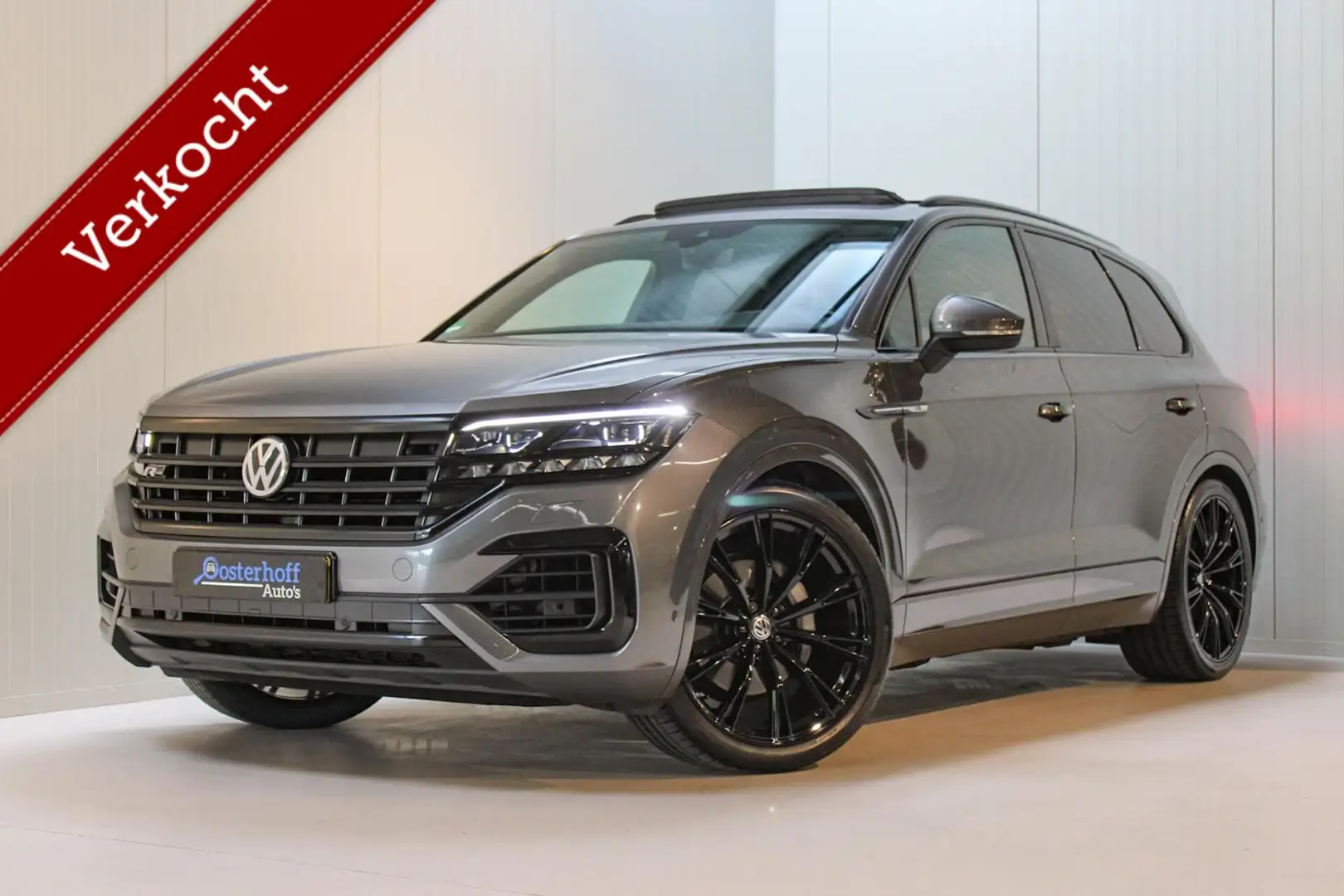 Volkswagen Touareg 3.0 TDI R-Line LUCHT | HUD | PANO | Gris - 1