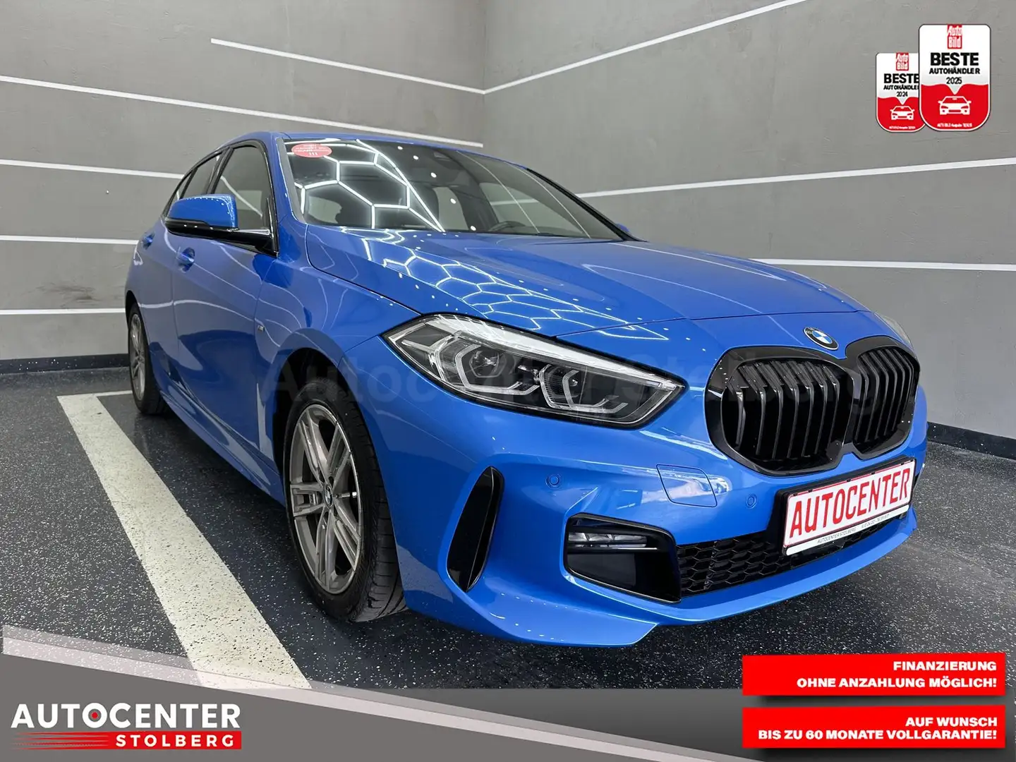 BMW 118 i M Sport "WENIG KM-M PACKET-NAVI-MULTI" Azul - 2