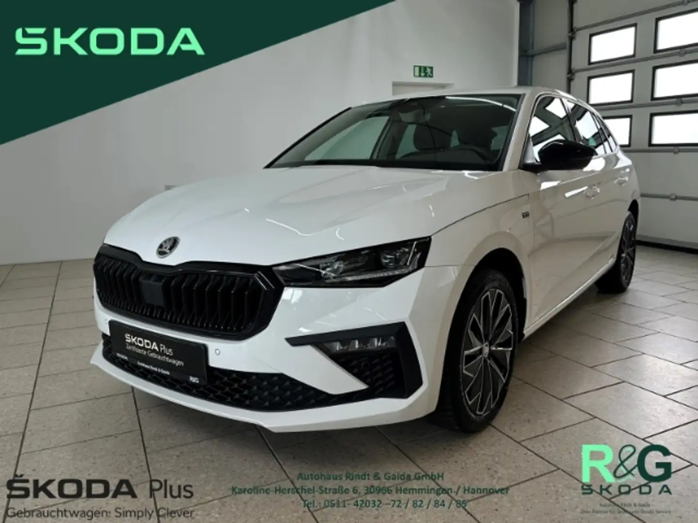 Skoda Scala Drive 1.0 TSI DSG Navi Matrix SHZ Freisprech Weiß - 1