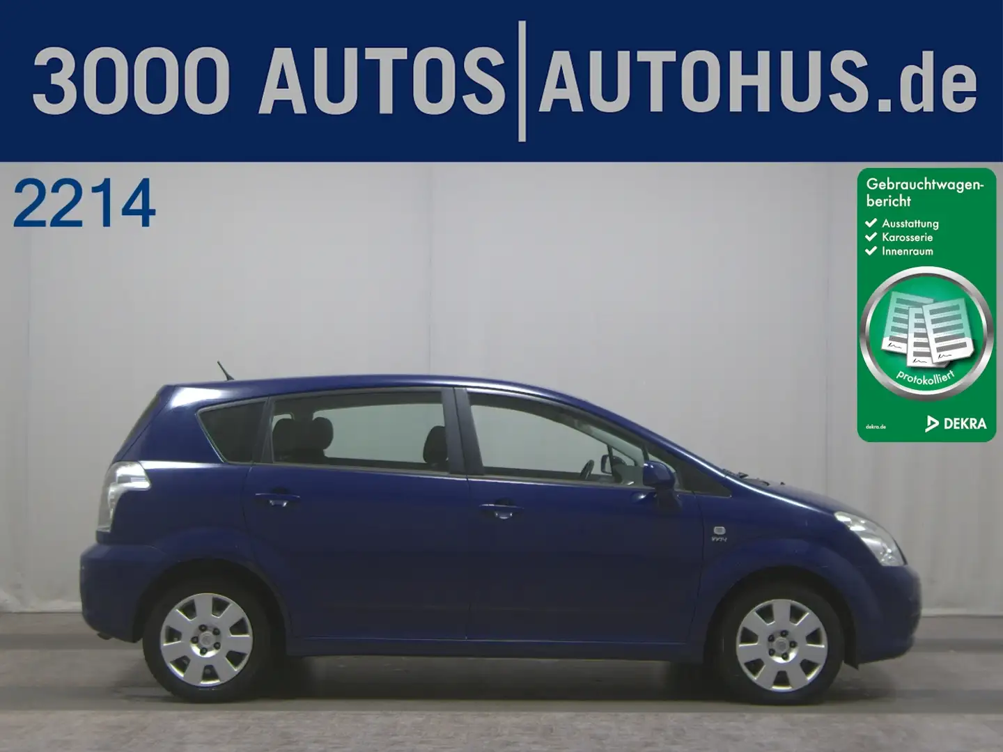 Toyota Corolla Verso 1.8 7-Sitzer Sol KlimaA Bleu - 1