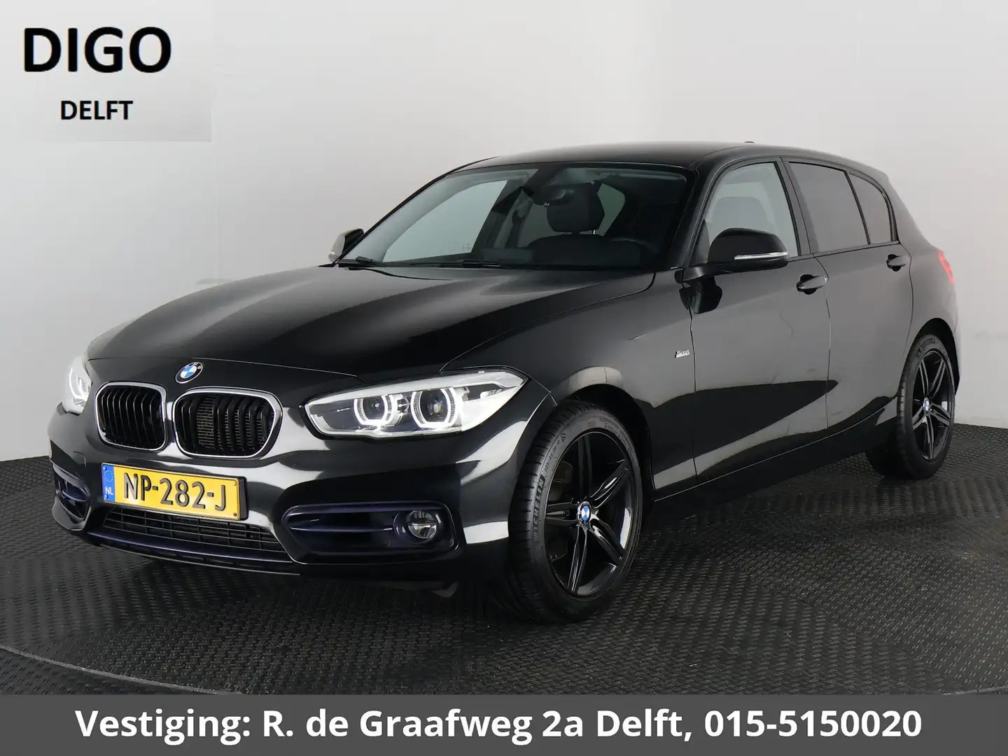 BMW 118 1-serie 118d High Executive Automaat | Navigatie | Schwarz - 1