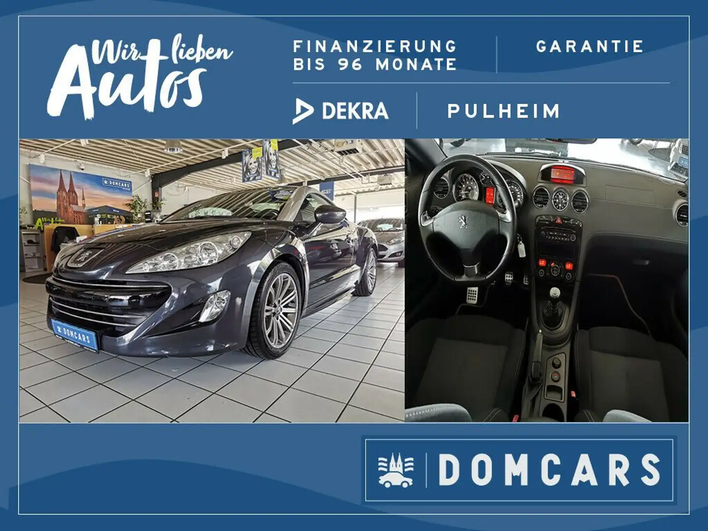 Peugeot RCZ /GARANTIE/18" ALU/KETTE NEU/PDC/KLIMA/ Grau - 1