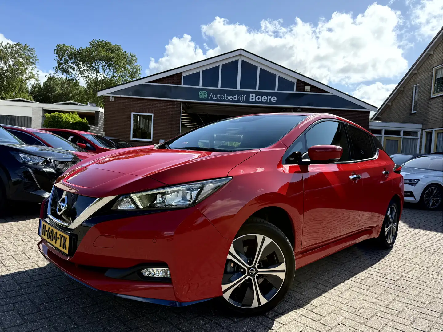 Nissan Leaf e+ N-Connecta 62 kWh 365km actieradius, Camera, St Rouge - 1