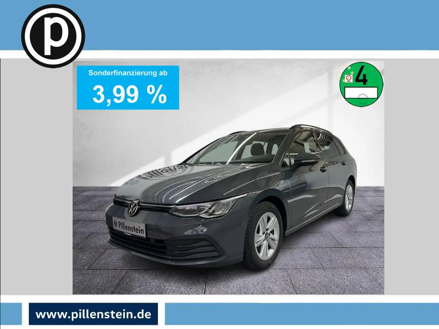 Volkswagen Golf Variant TSI NAVI+LED+APP+SHZ+ALU Gris - 1