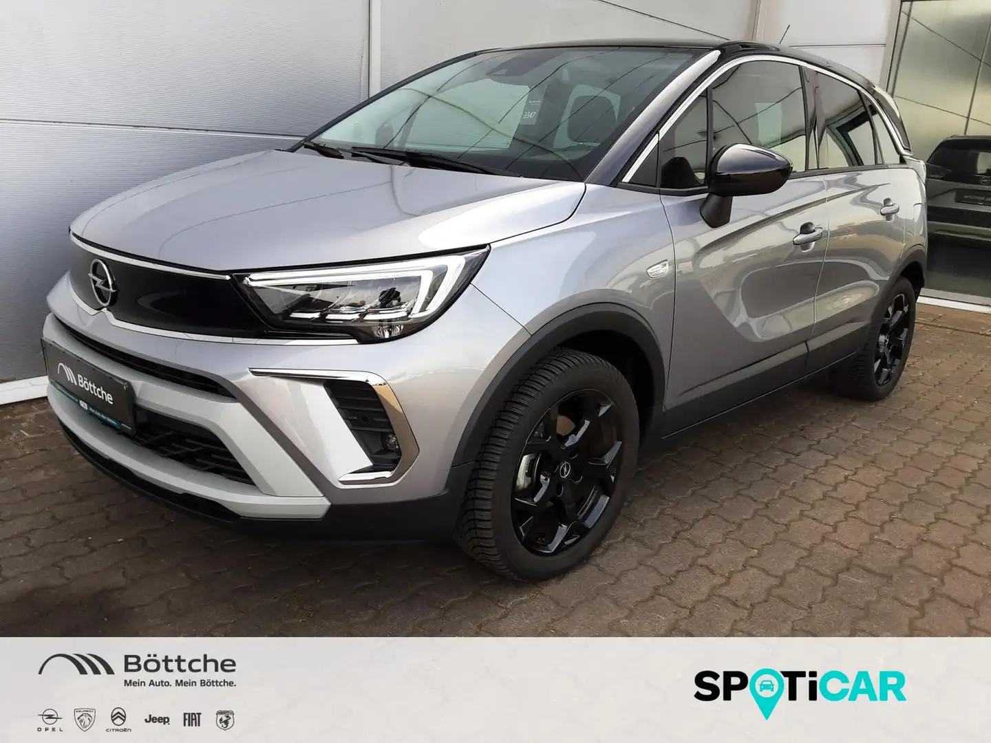 Opel Crossland 1.2 Elegance Paket AT/Allw/DAB/Shz/180°Kamera/Klim Gris - 1