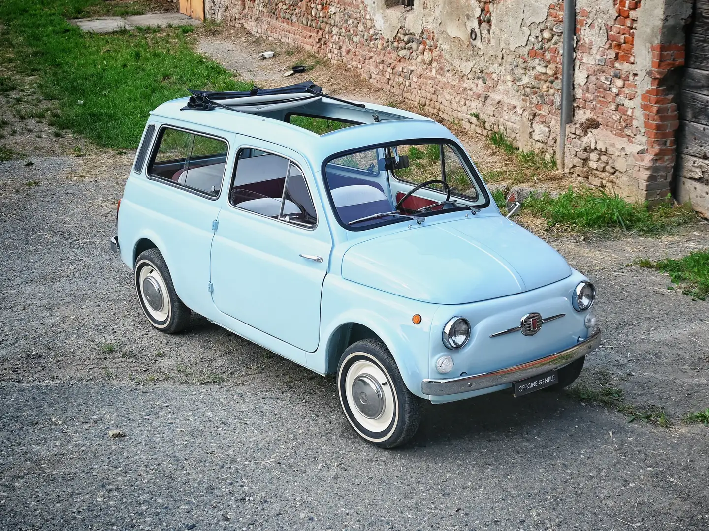 Fiat 500 giardiniera Kék - 2