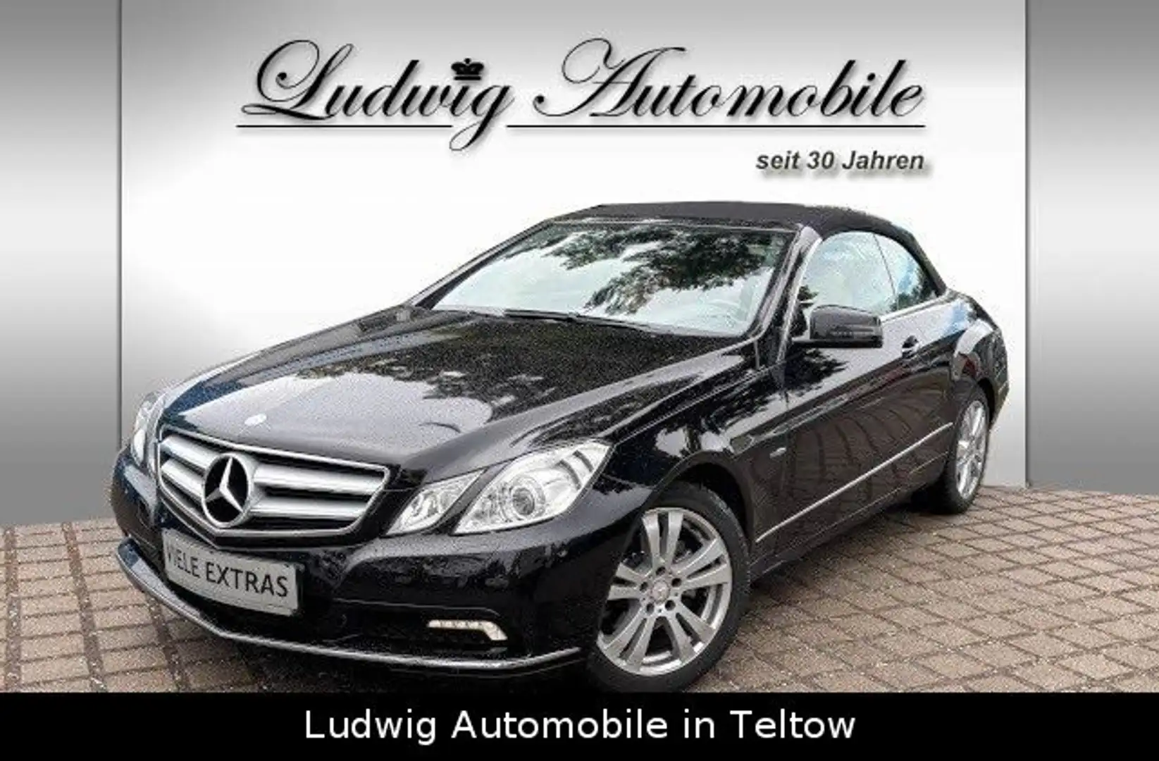 Mercedes-Benz E 200 CGI Cabrio*Aut*Leder braun*Navi*Airscarf Schwarz - 1