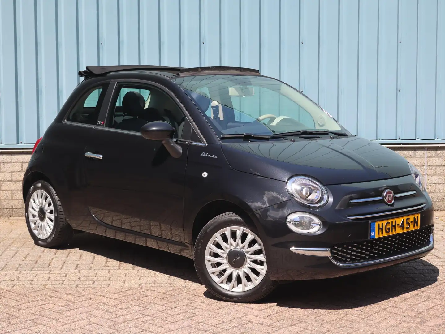 Fiat 500C Dolcevita 1.0 Hybrid 70pk H6 | CABRIO | APPLE CARP Schwarz - 2