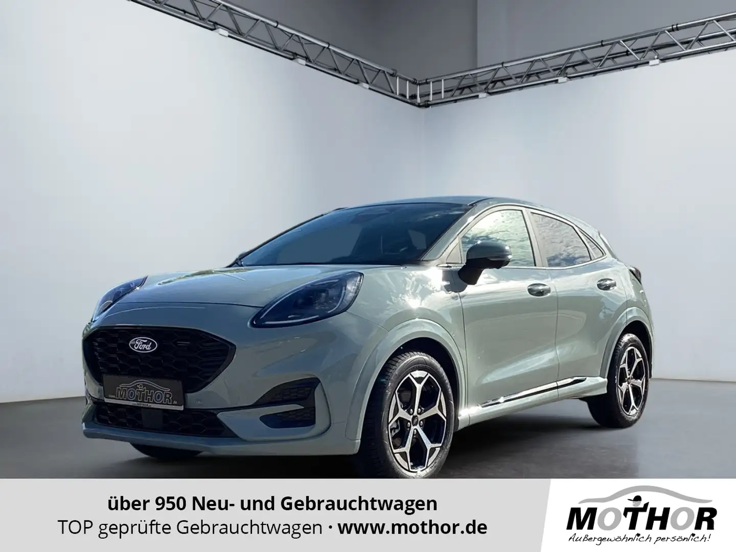 Ford Puma 1.0 EcoBoost Automatik ACC NAVI PDC KAM DAB Grijs - 1