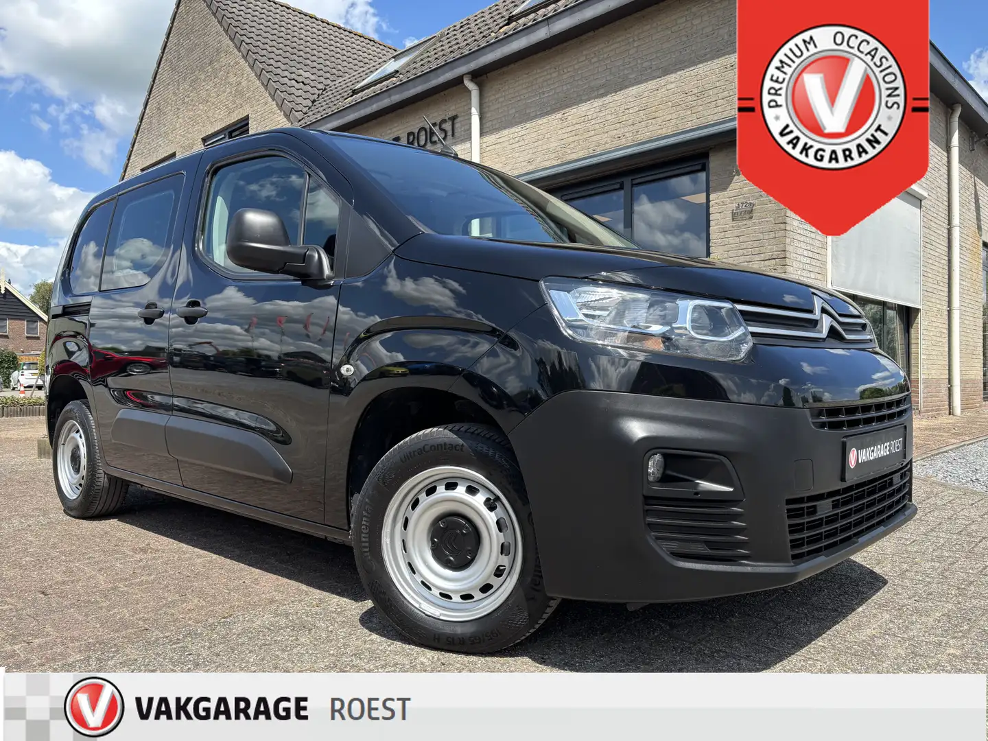 Citroen Berlingo 1.2 Club BTW VRIJ Airco / Carplay / Trekhaak Zwart - 1
