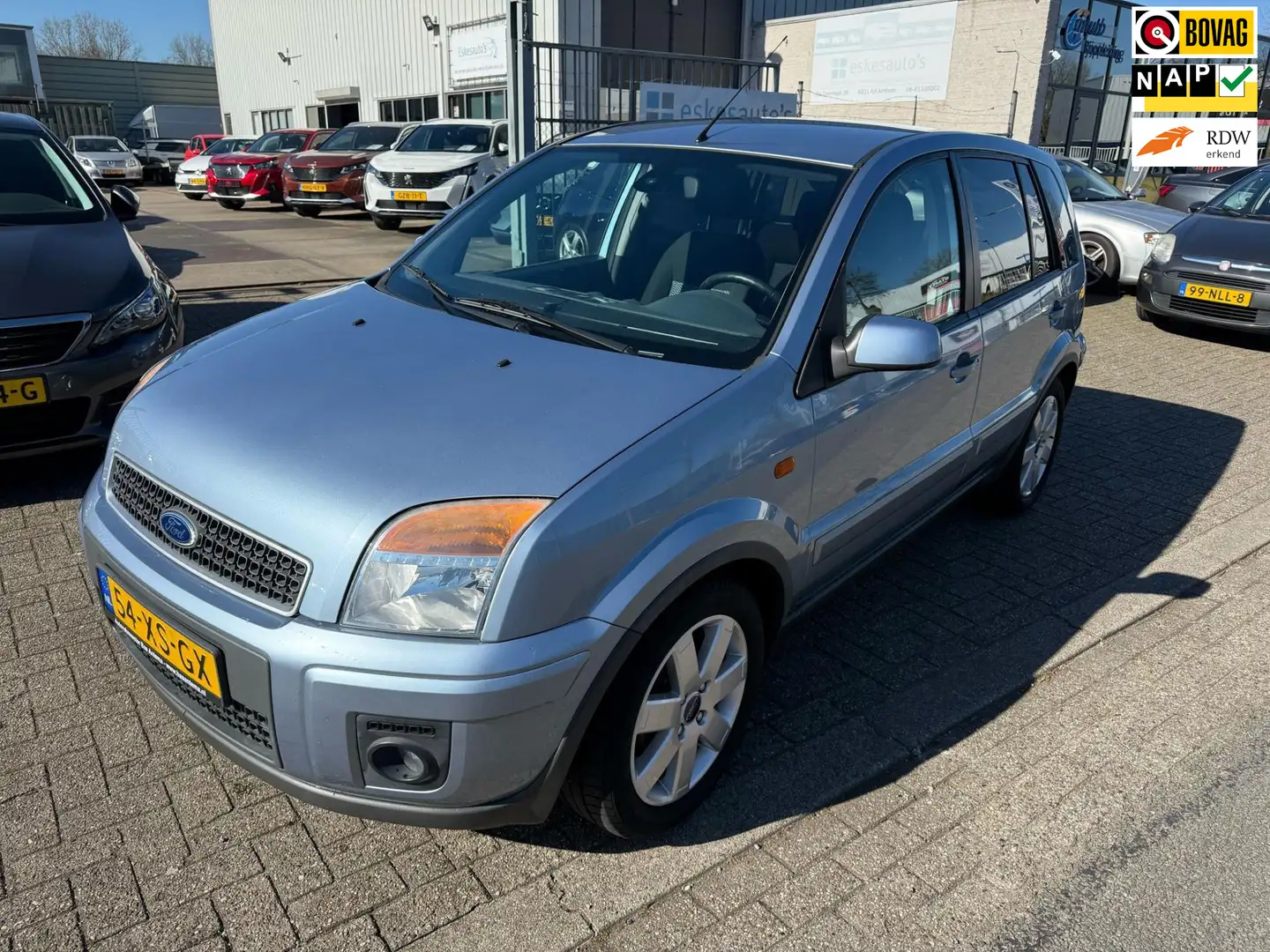 Ford Fusion 1.4-16V Futura, Navi, NAP, UNIEK, Dealer auto Grijs - 1