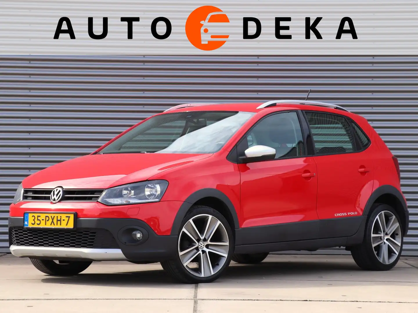 Volkswagen Polo Cross 1.4-16V *Navigatie*Stoelverw.*Cruisecontr.* Rouge - 1