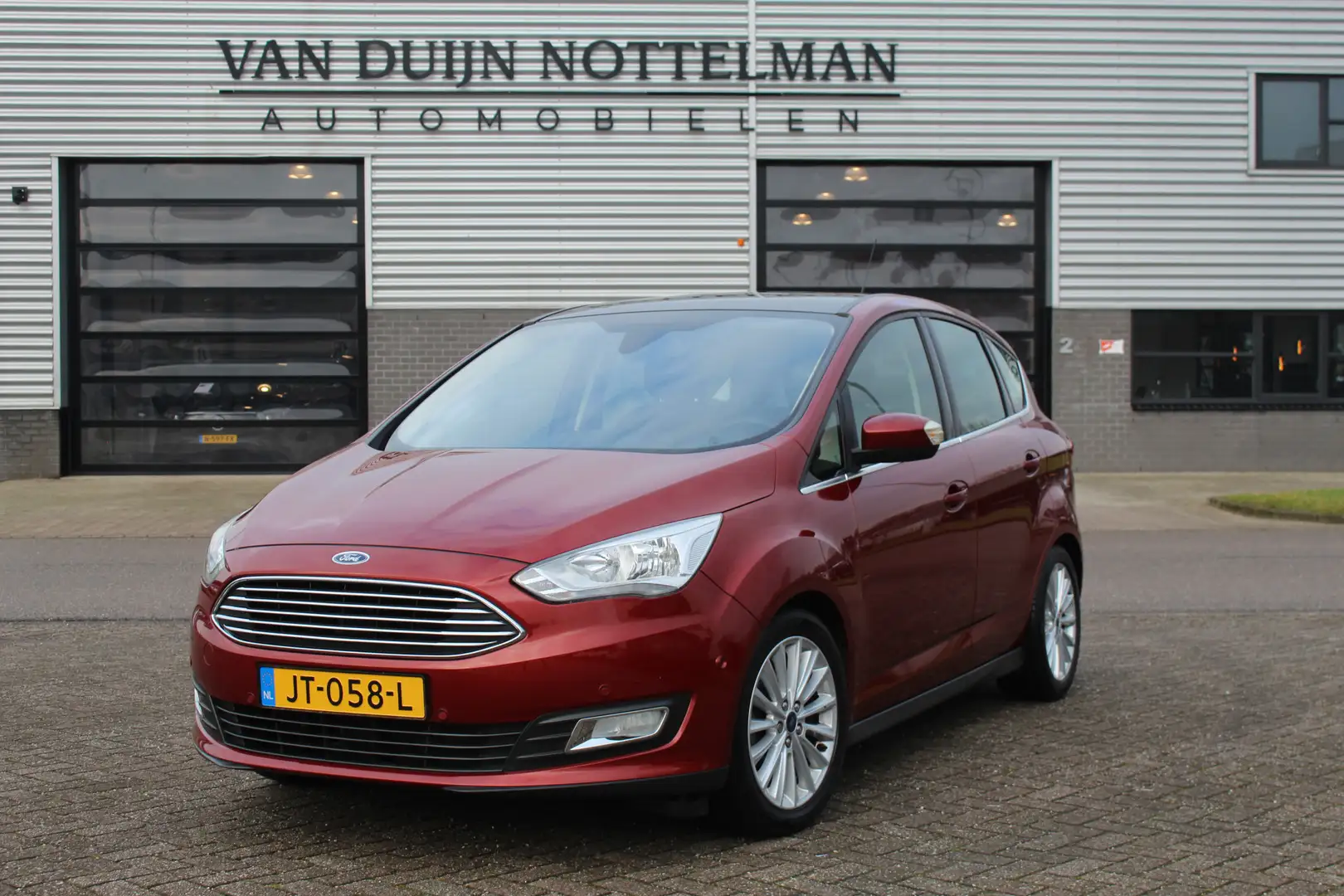 Ford C-Max 1.0 Titanium / Panoramadak / Camera / N.A.P. Piros - 1