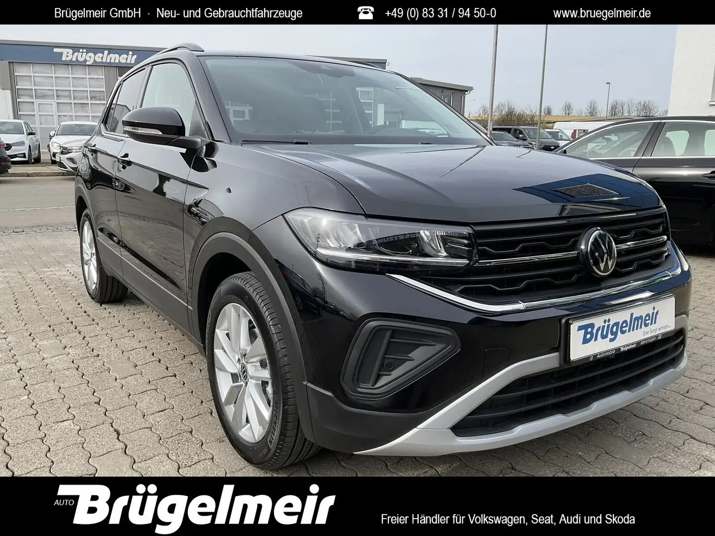 Volkswagen T-Cross T-Cross 1.5 TSI DSG Advanced+VC+KAM+APP-CONNECT Schwarz - 1