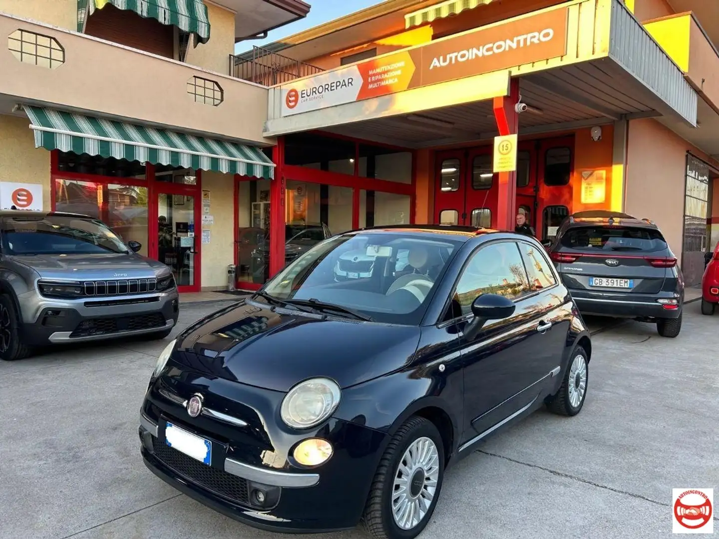 Fiat 500 1.2 Lounge 69cv Noir - 1