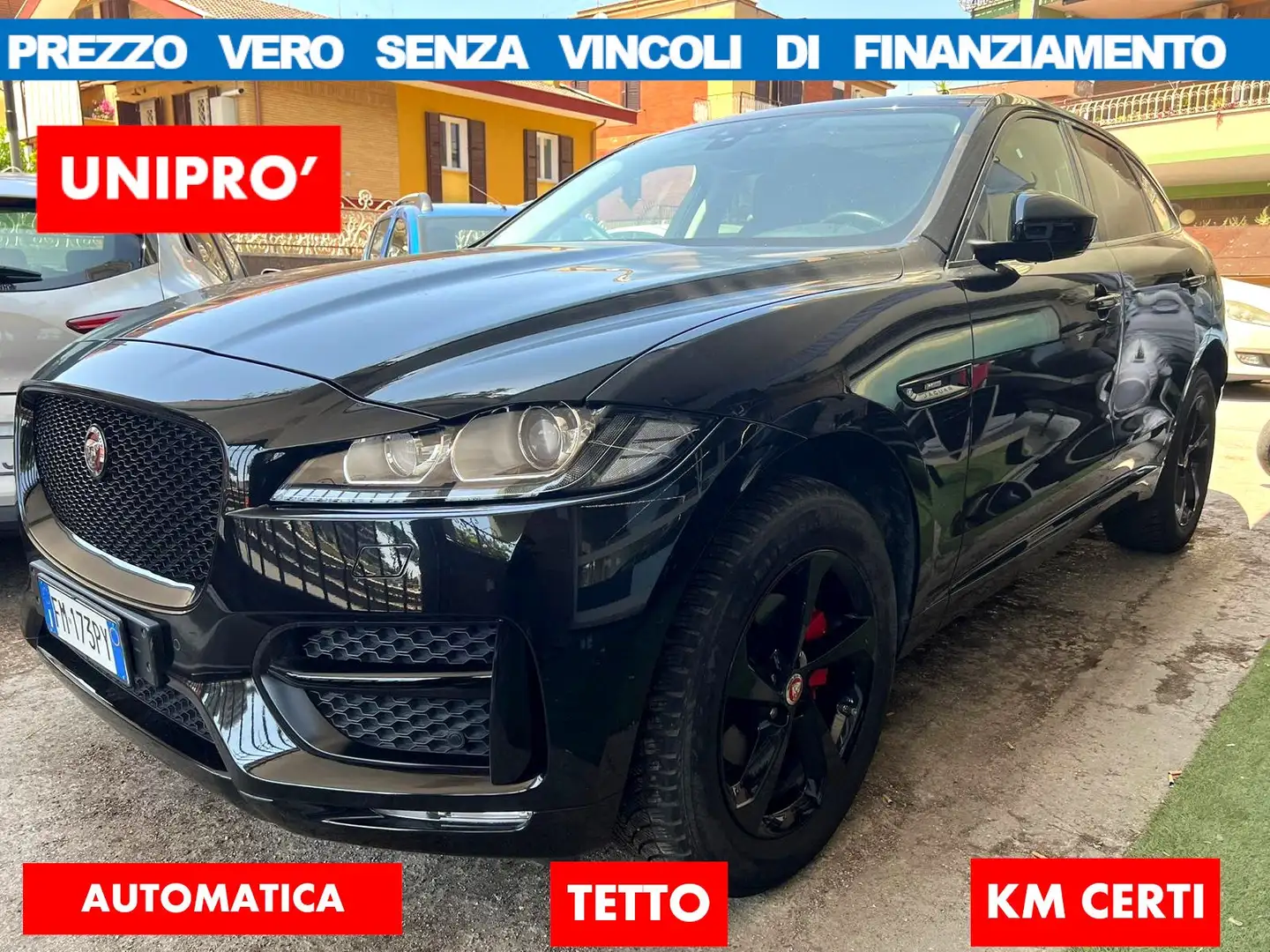 Jaguar F-Pace 2.0d R-SPORT*NO VINCOLI FINANZ*AWD AUTOMAT AZIENDA Black - 1