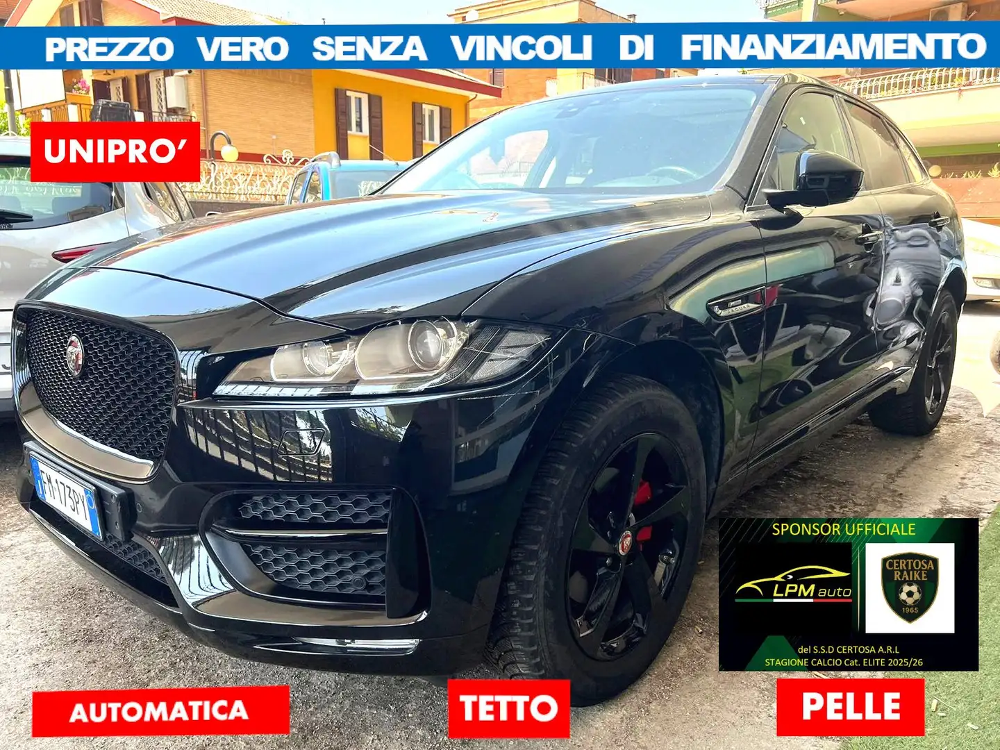 Jaguar F-Pace 2.0 R-SPORT*NO VINCOLI FINANZ*AWD AUTOMAT AZIENDA Noir - 1