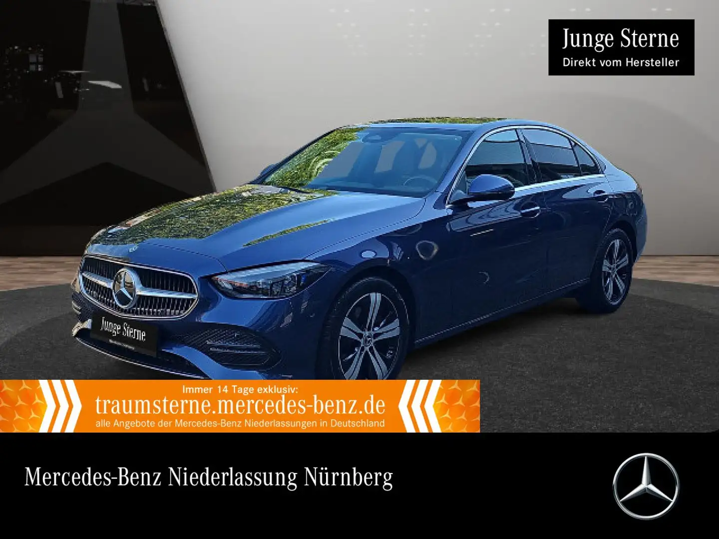Mercedes-Benz C 180 AVANTG+STHZG+KAMERA+TOTW+KEYLESS+9G Blau - 1