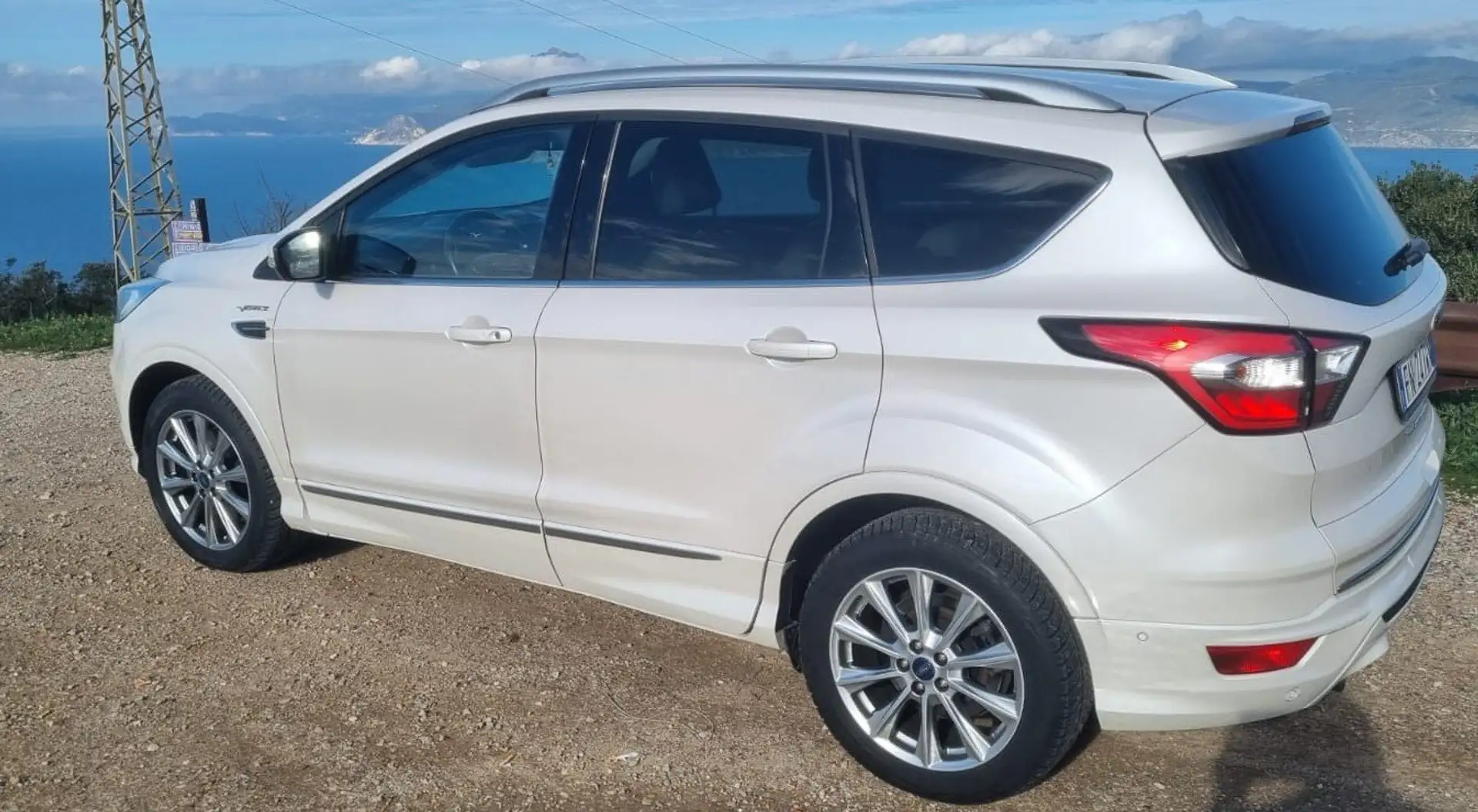 Ford Kuga Kuga II 2017 2.0 tdci Vignale s Bianco - 1