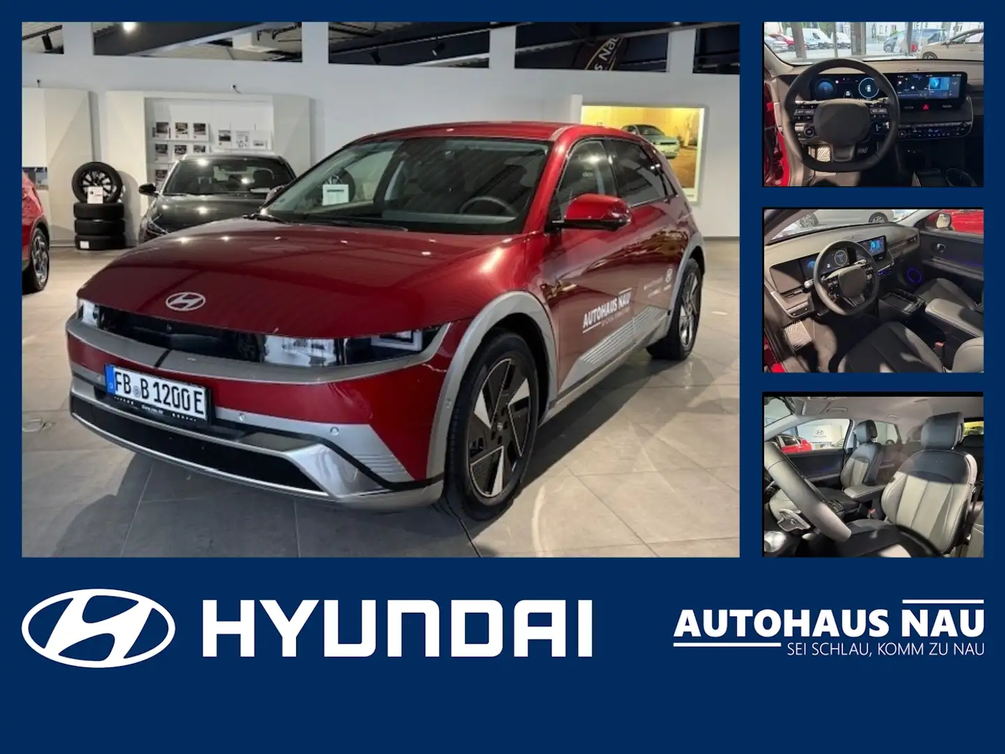 Hyundai IONIQ 5 Techniq Inkl. Sitz-Paket, Park-Paket Rot - 1