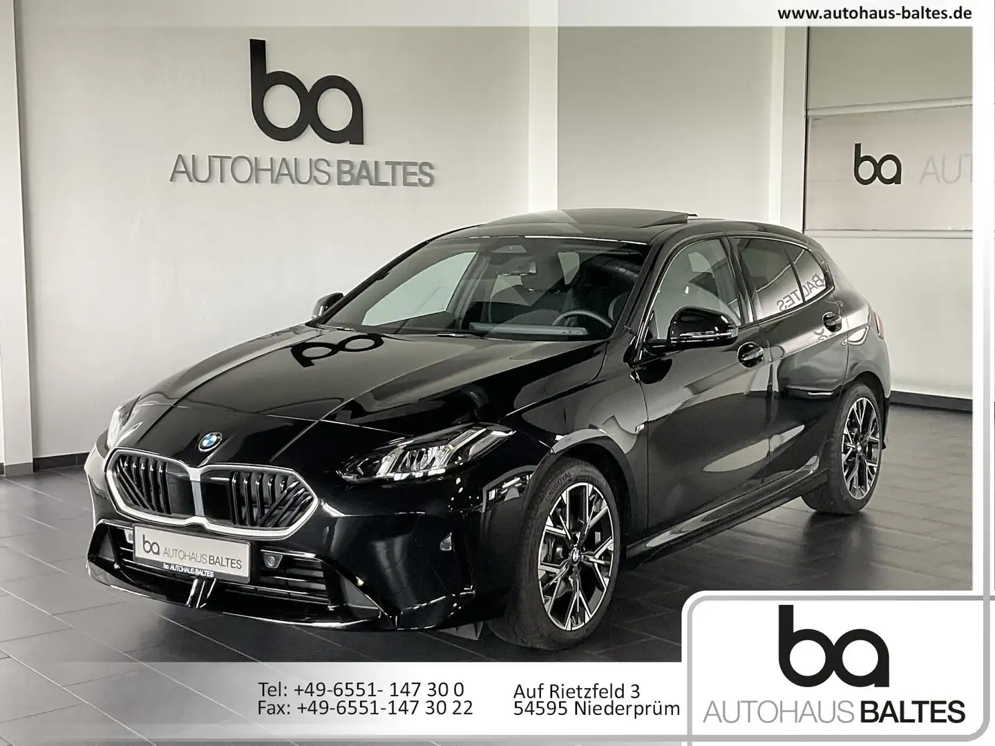 BMW 118 118d M Sport New Modell Pano/DrivPl/Park/AAC/DAB Noir - 1