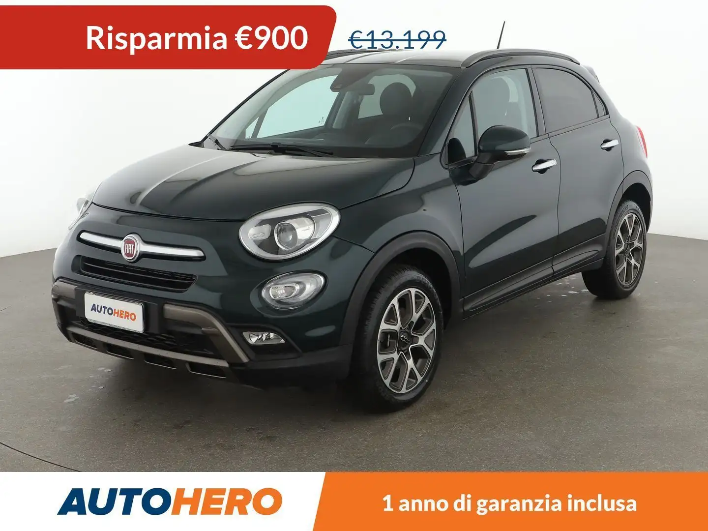 Fiat 500X 2.0 Multijet Cross Plus 140 CV AT9 4x4 Yeşil - 1