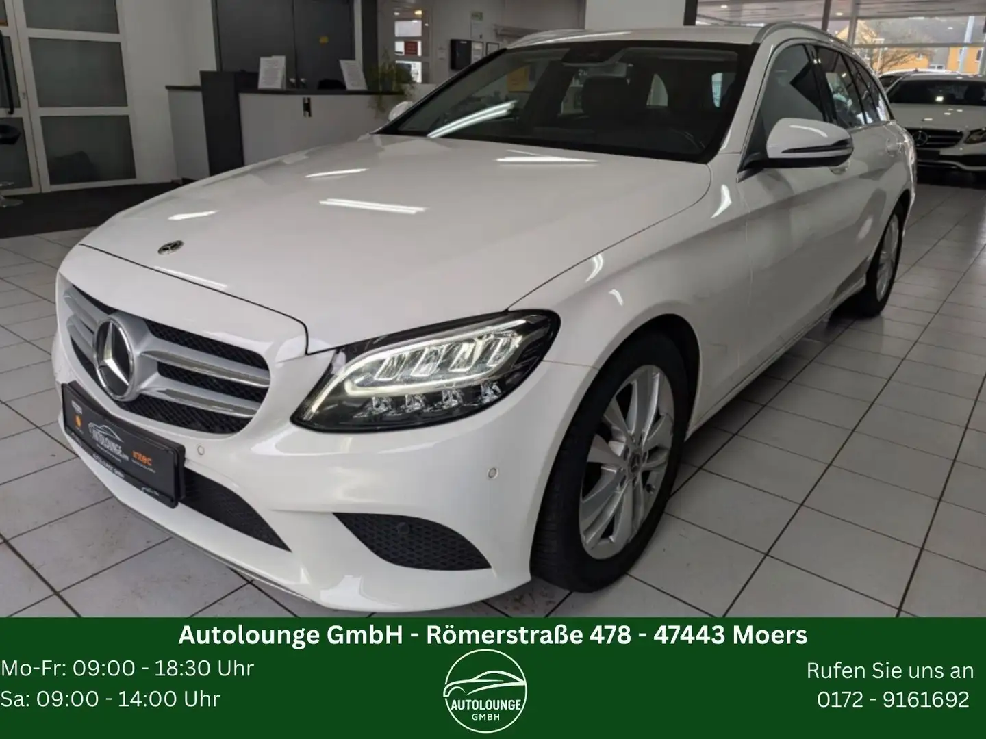 Mercedes-Benz C 200 Hybrid Avantgarde*Nav*R-Kam*LTE*Keyle*TOP Weiß - 1