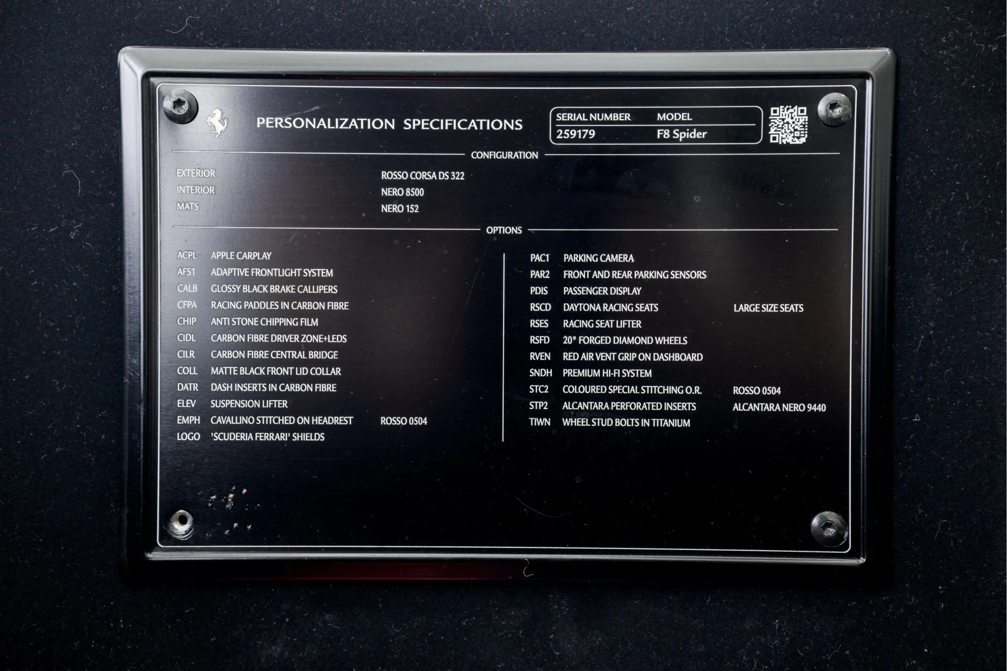 Ferrari F8 Spider 3.9 V8 | Passenger | Lift | Apple Carplay | Dayton — photo 8