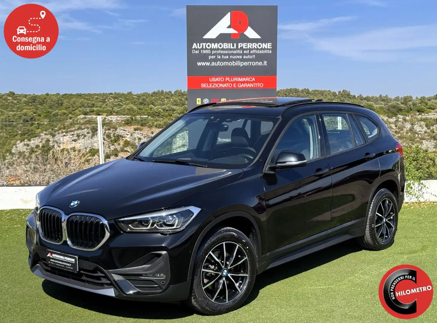 BMW X1 sDrive18d Business Advantage (Navi/Auto/LED) Nero - 1