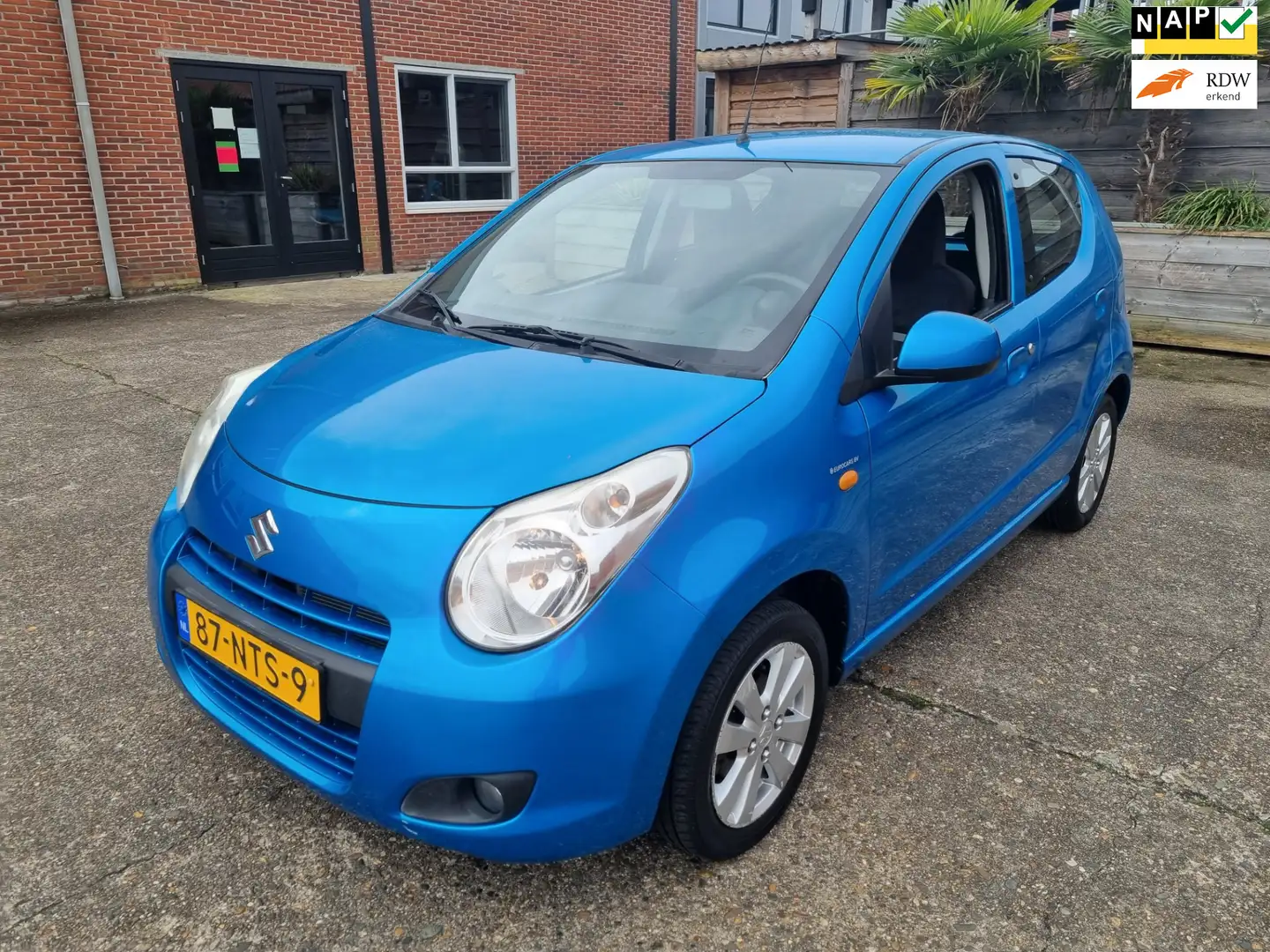 Suzuki Alto 1.0 Exclusive ZEER MOOI, 5 DEURS, AIRCO, LANGE APK Blauw - 1