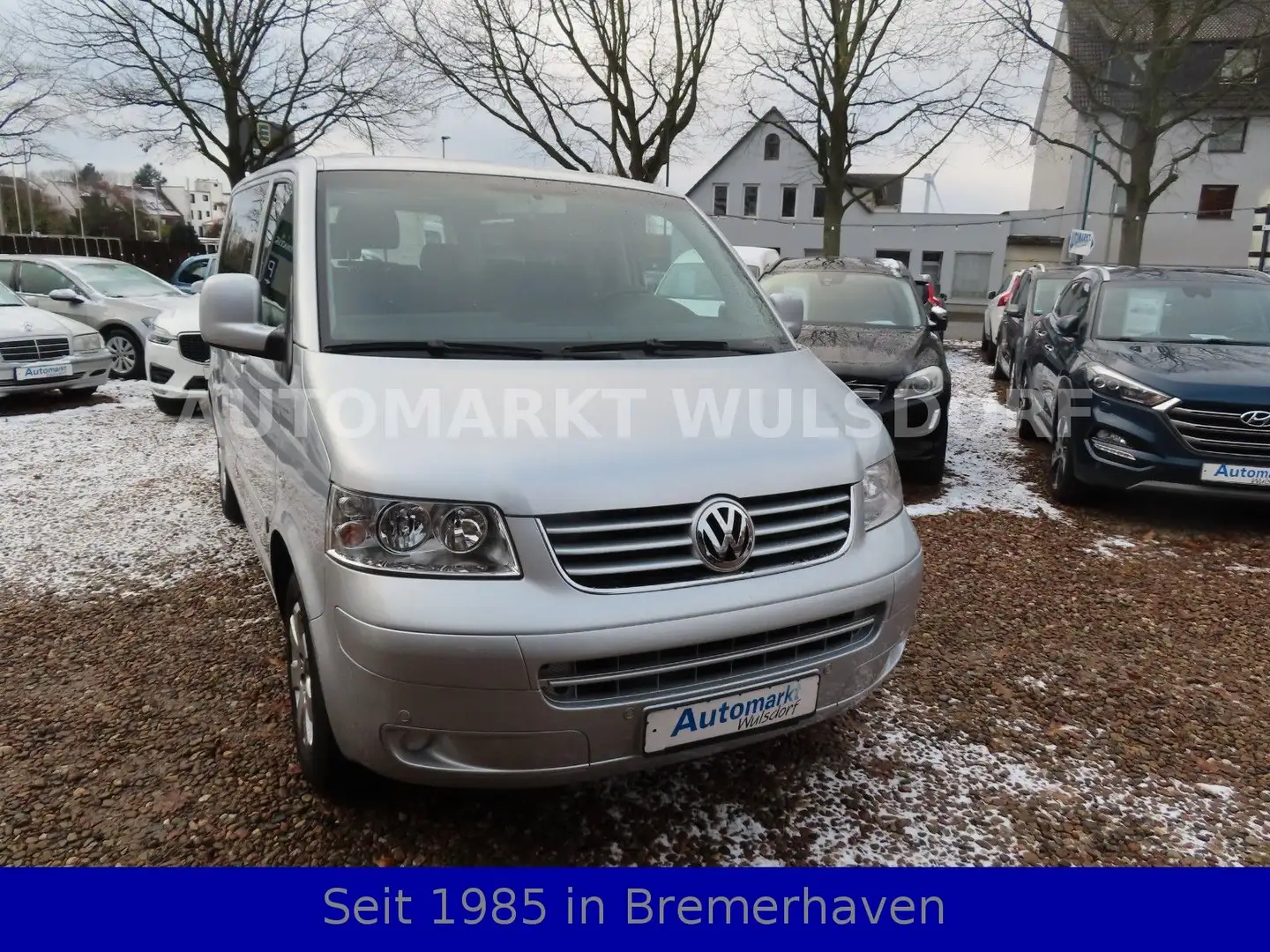 Volkswagen T5 Multivan 2,5 TDI,AUTOMATIK,Klima,AHK,7-Sitze Silber - 2