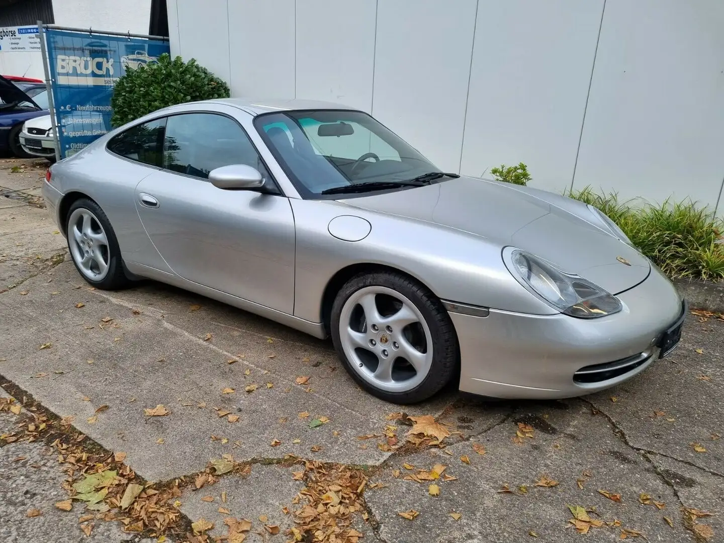 Porsche 996 911 Coupe Schalter Turbo Sitze silber/blau innen Silber - 1