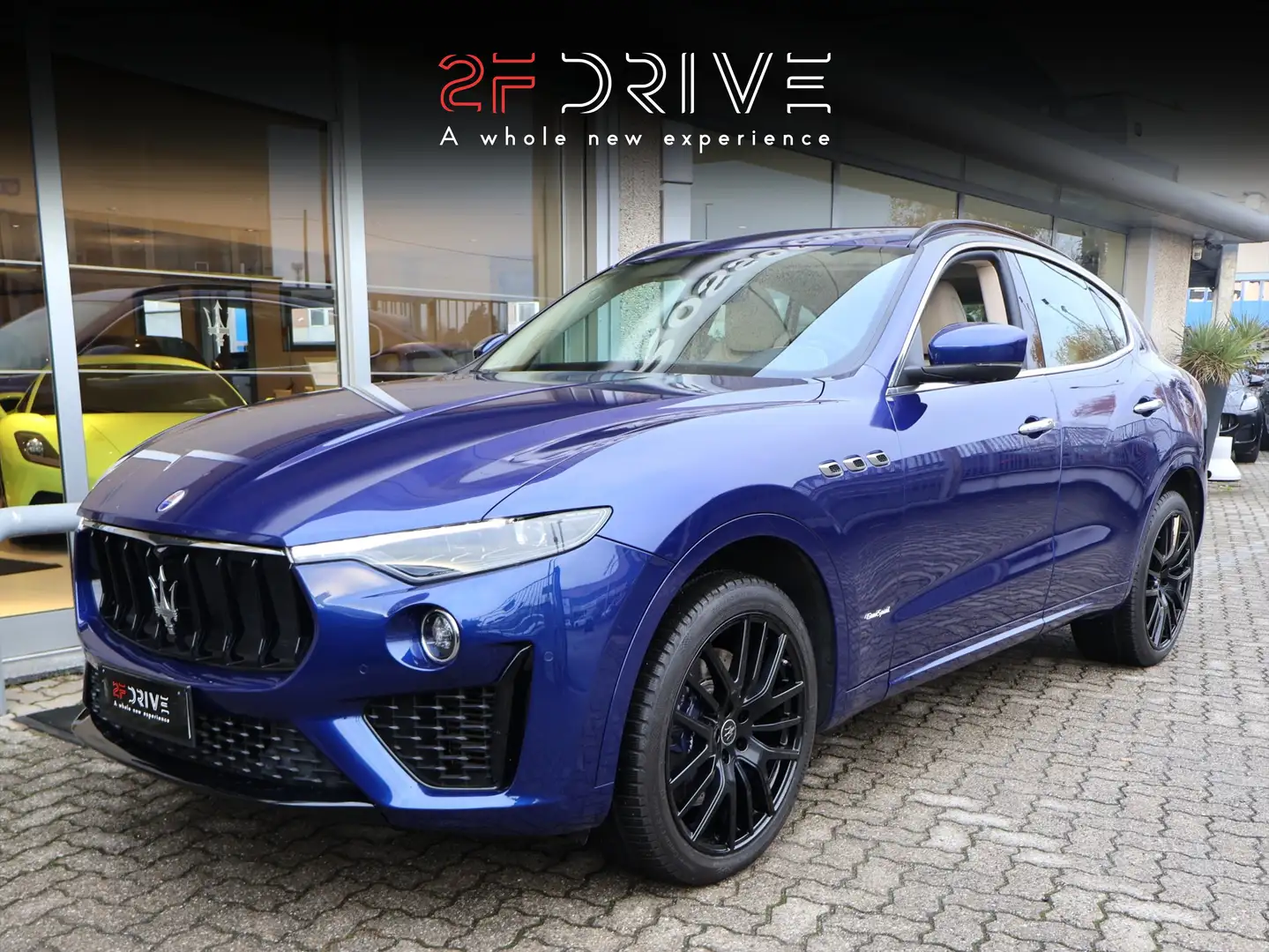 Maserati Levante V6 430 CV Gransport Bleu - 1