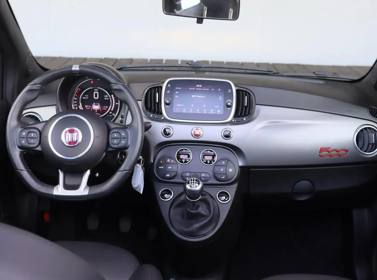 Fiat 500C 1.0 Hybrid Sport | Apple Carplay/Android Auto | Ha Grijs - 2