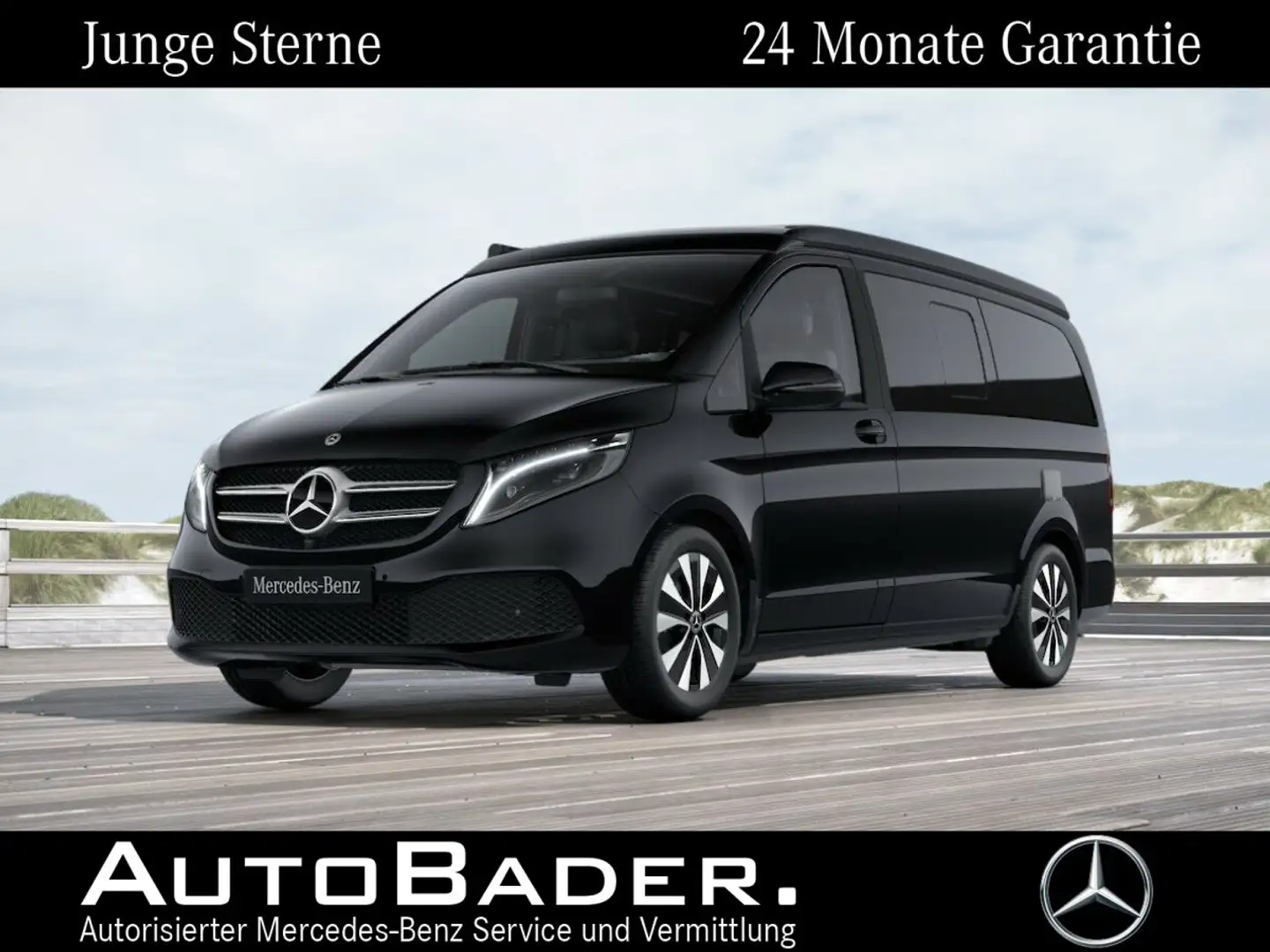 Mercedes-Benz V 300 V 300 d 4M Marco Polo SD AHK StdHz DISTR 360 LED Schwarz - 1