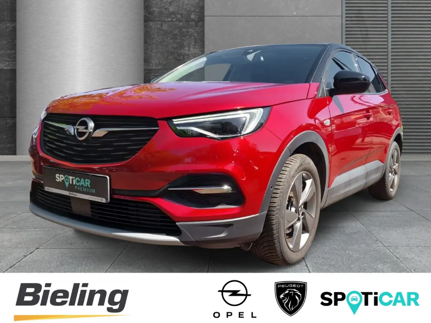 Opel Grandland X Elegance 1.2 Turbo, NAVI , Sitzheizung , Parkpilot Rot - 1