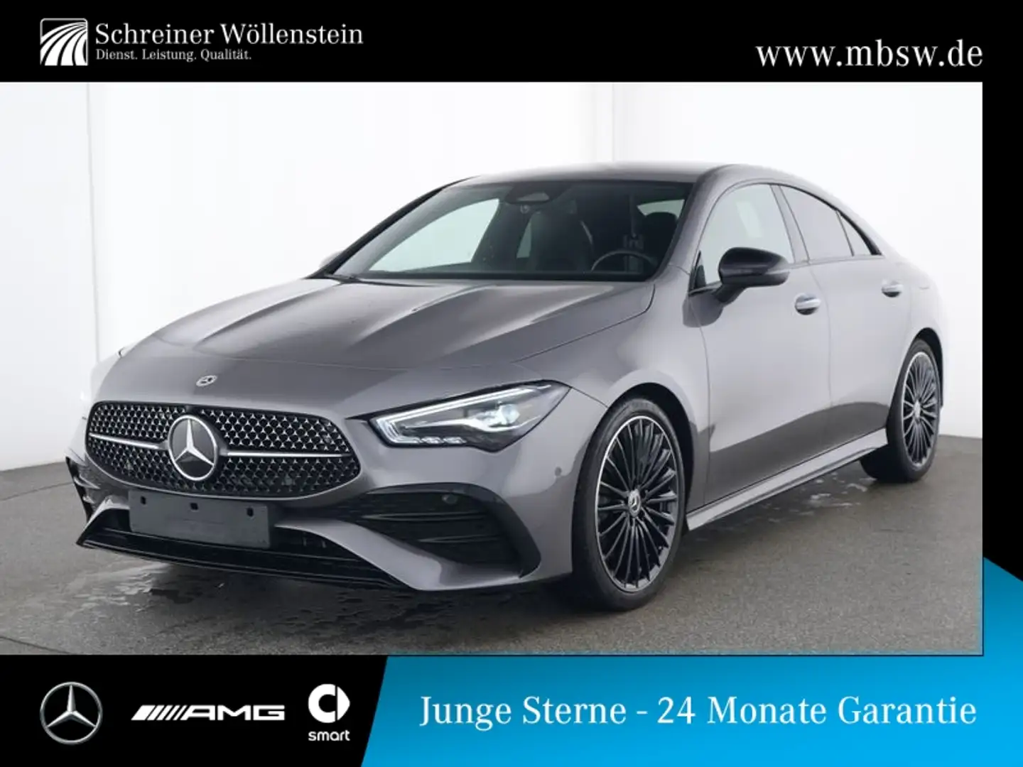 Mercedes-Benz CLA 200 Coupé AMG-Adv+*Night*19*WiP*KeyGo*Ambi* Grau - 1