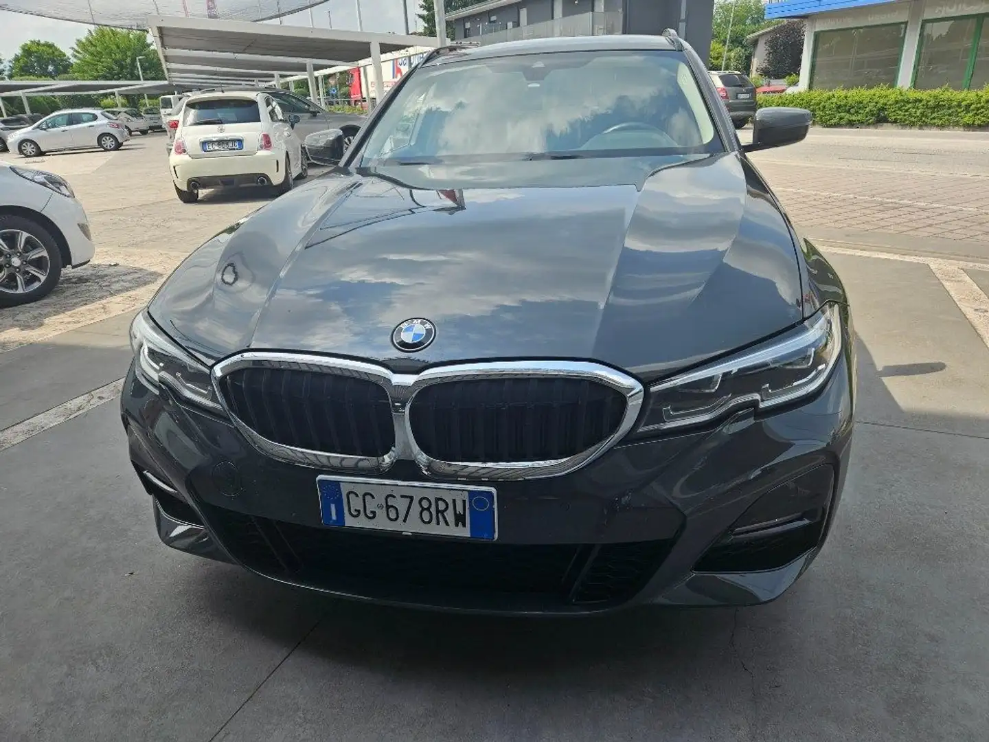 BMW 320 d 48V Touring Msport Grigio - 2